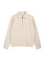 Lorimer Half Zip Sweatshirt Glover Cream