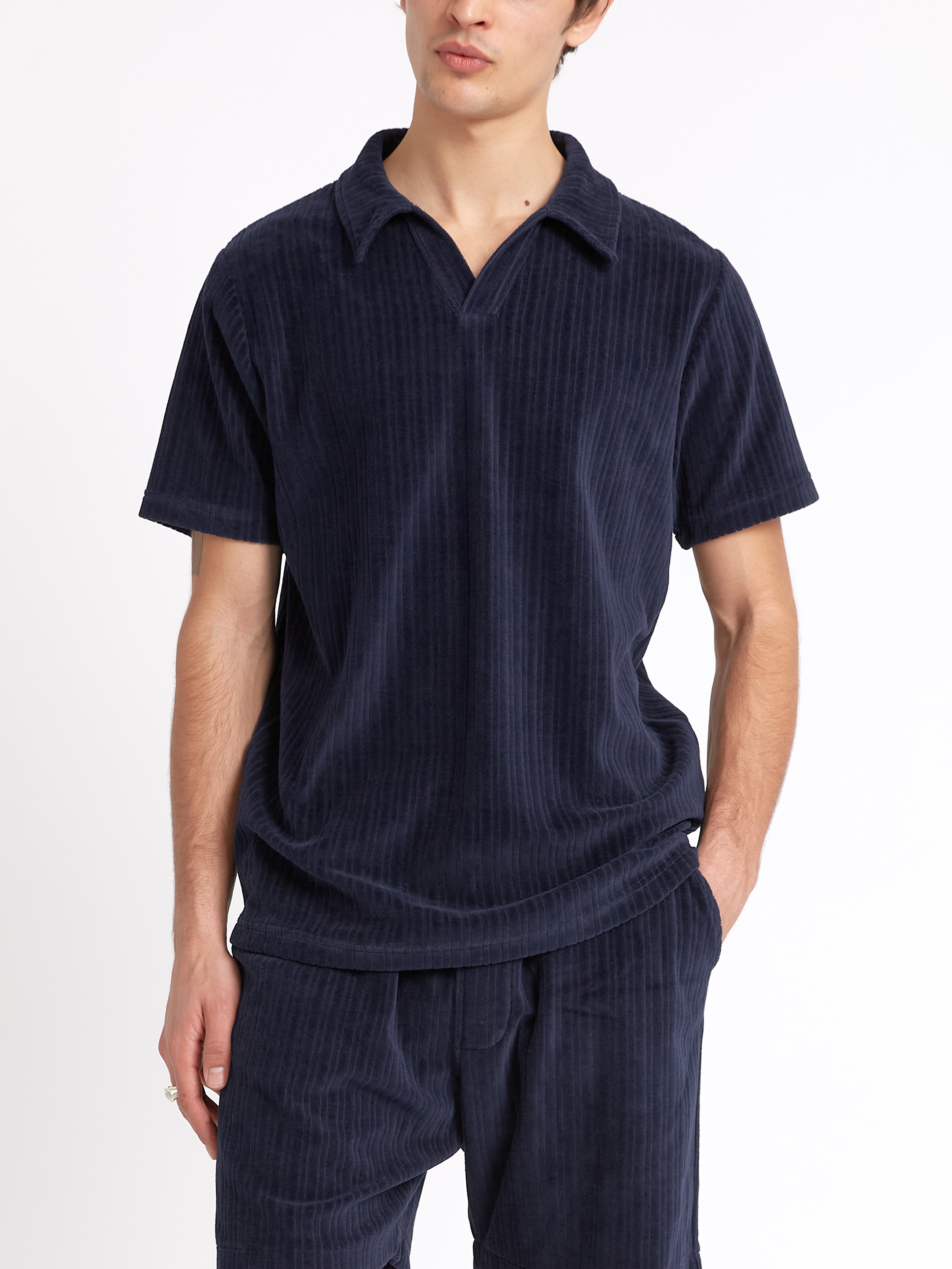 Austell Short Sleeve Polo Shirt Willow Navy