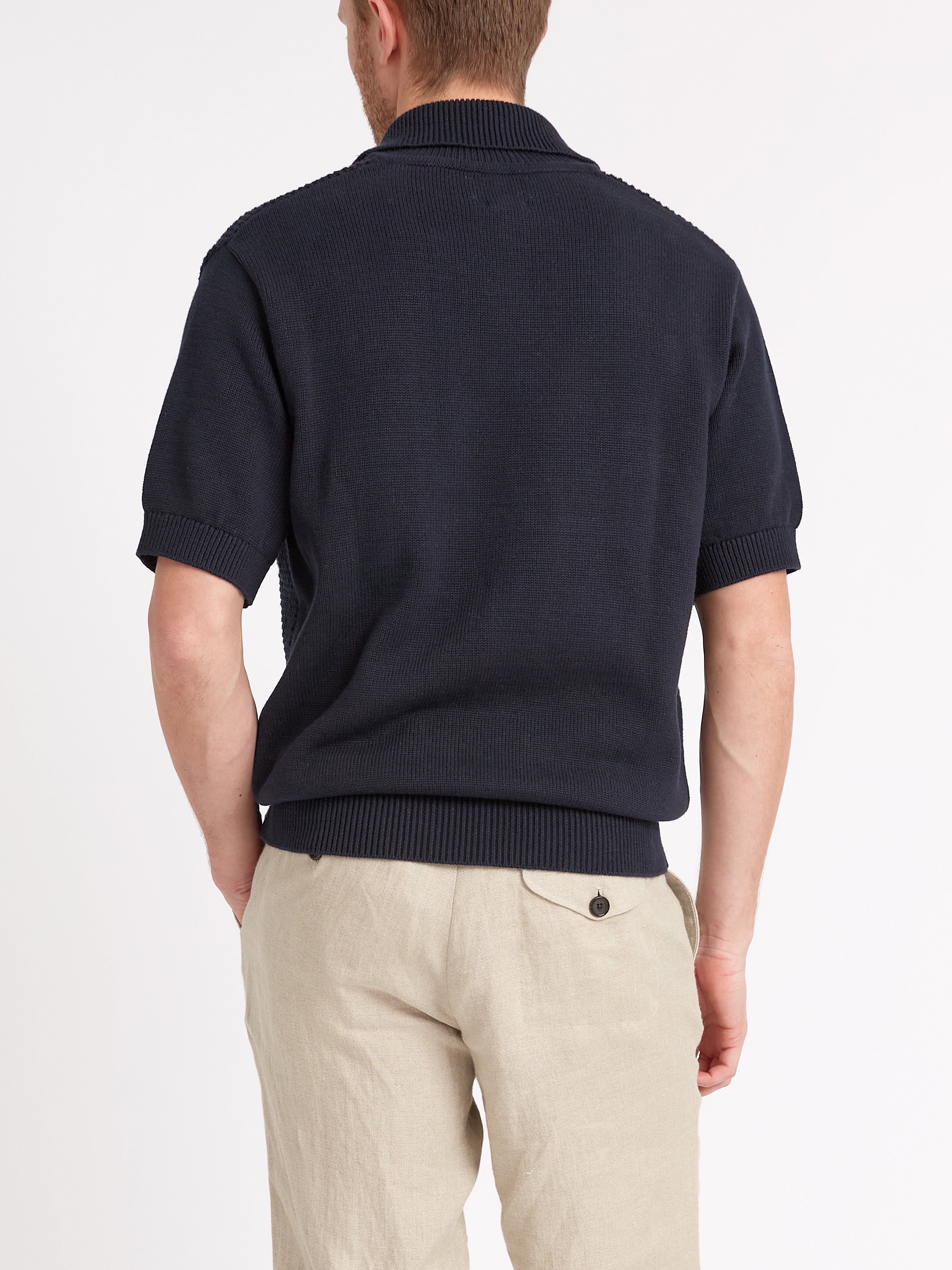 Short Sleeve Penhale Polo Shirt Tamar Navy