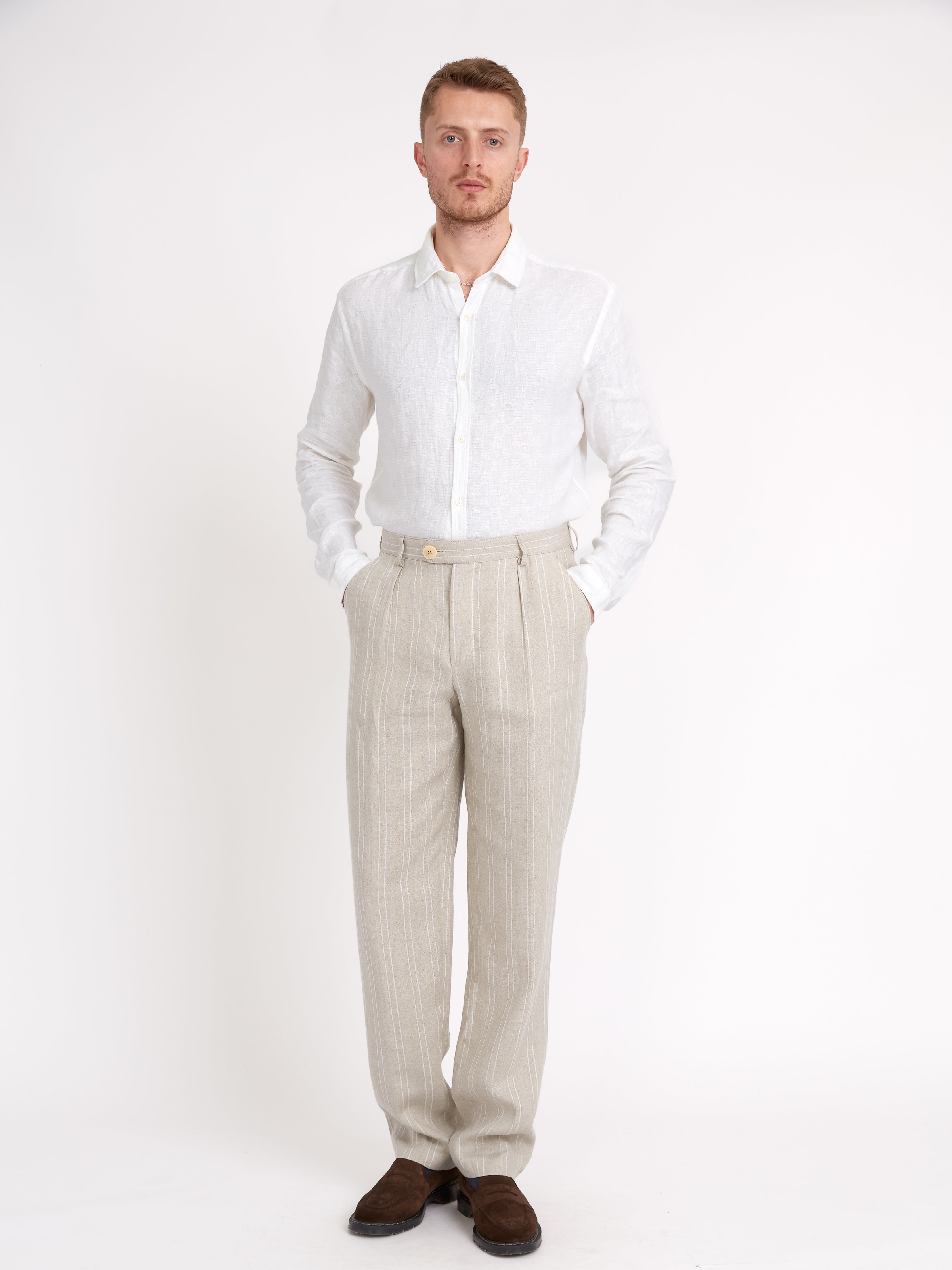 Claremont Trousers Middelboe Sand