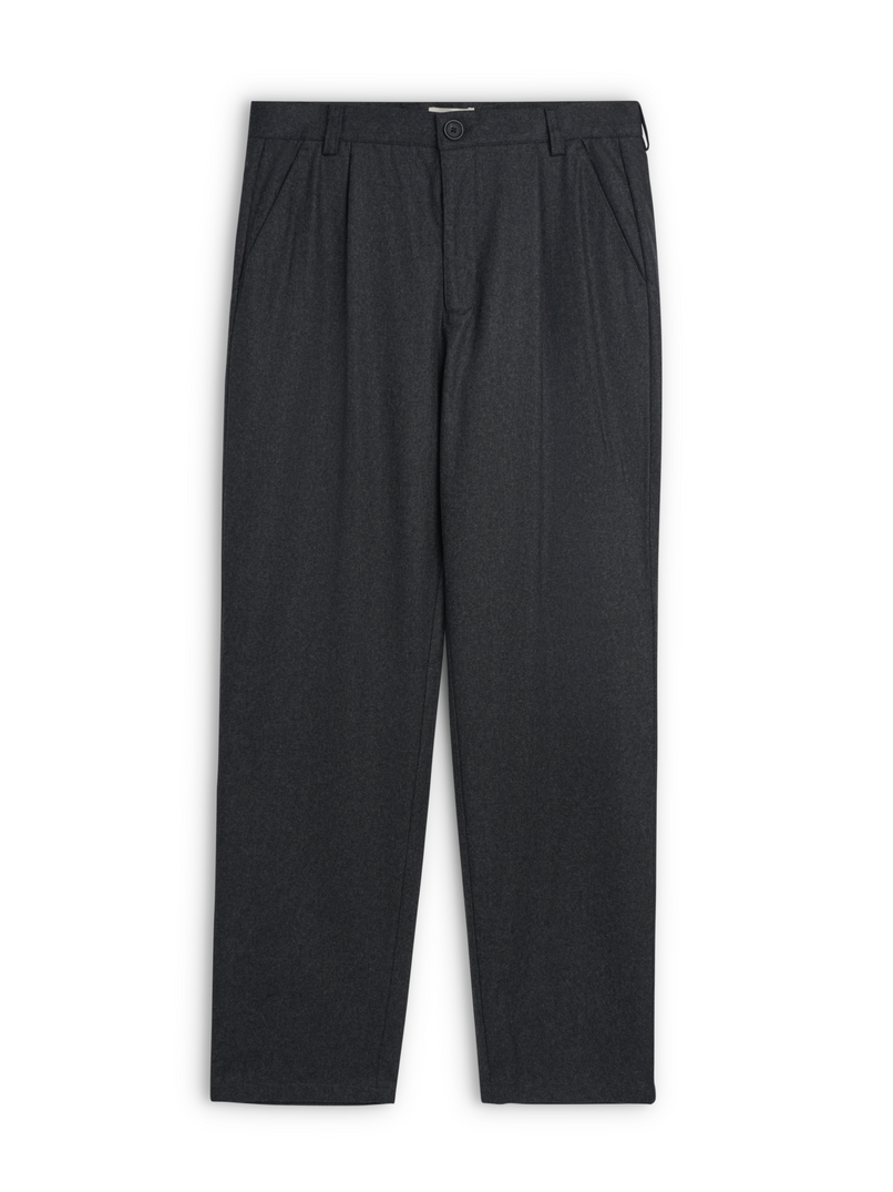 Morton Pleated Trousers Richards Charcoal