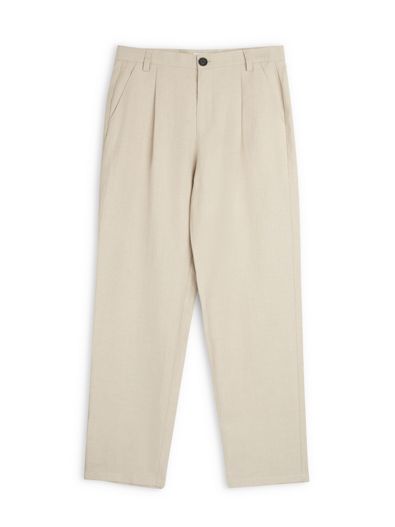 Morton Pleated Trousers Wilkes Sand