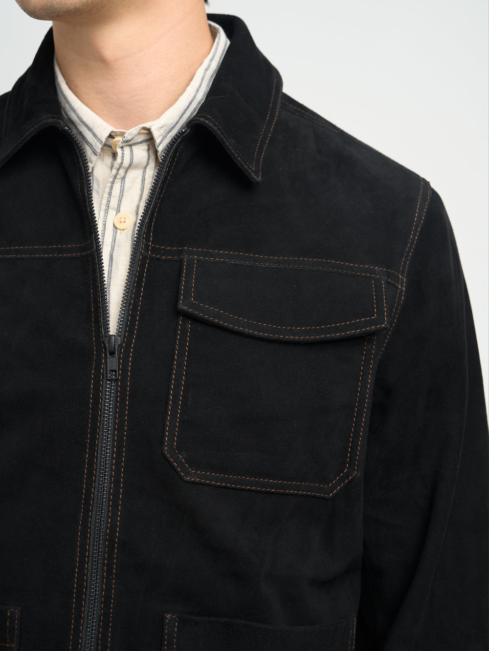 Suede Hardwick Jacket Suede Black
