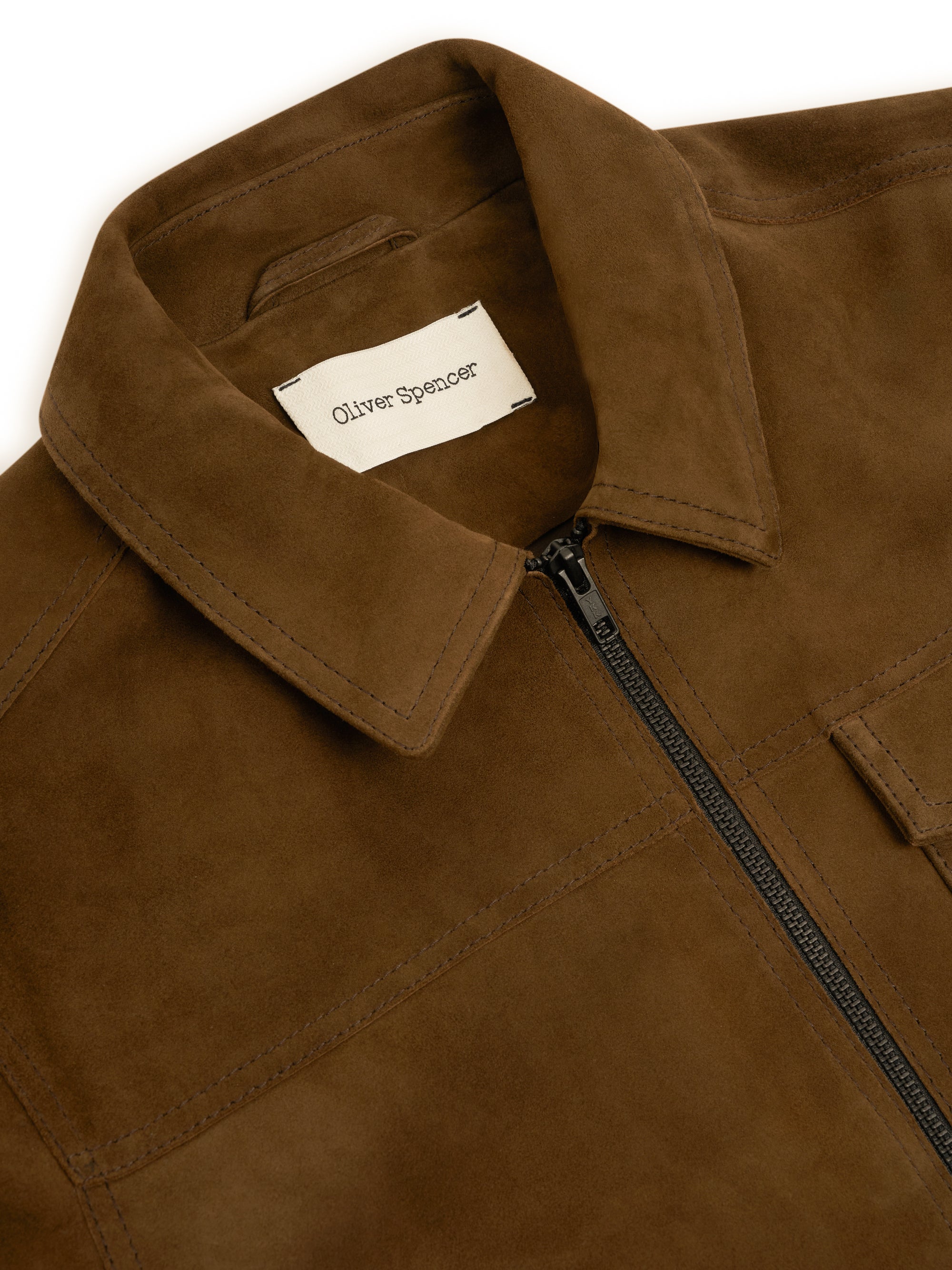 Suede Hardwick Jacket Suede Taupe