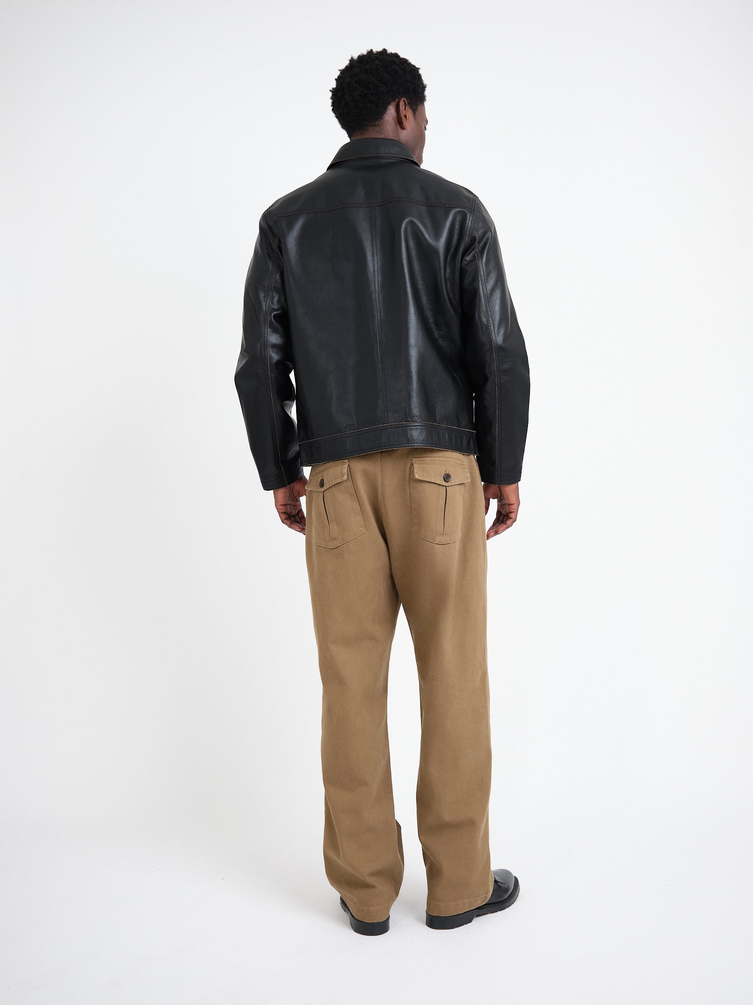Leather Hardwick Jacket Black