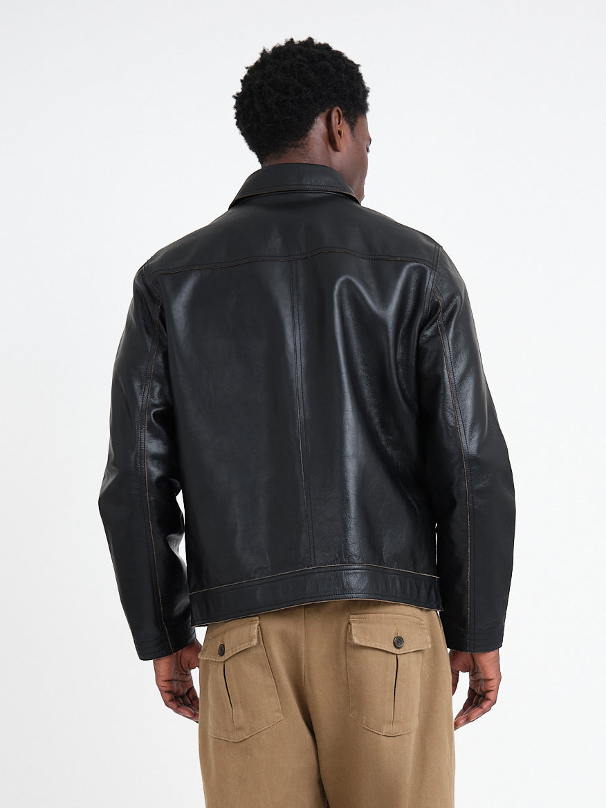Leather Hardwick Jacket Black