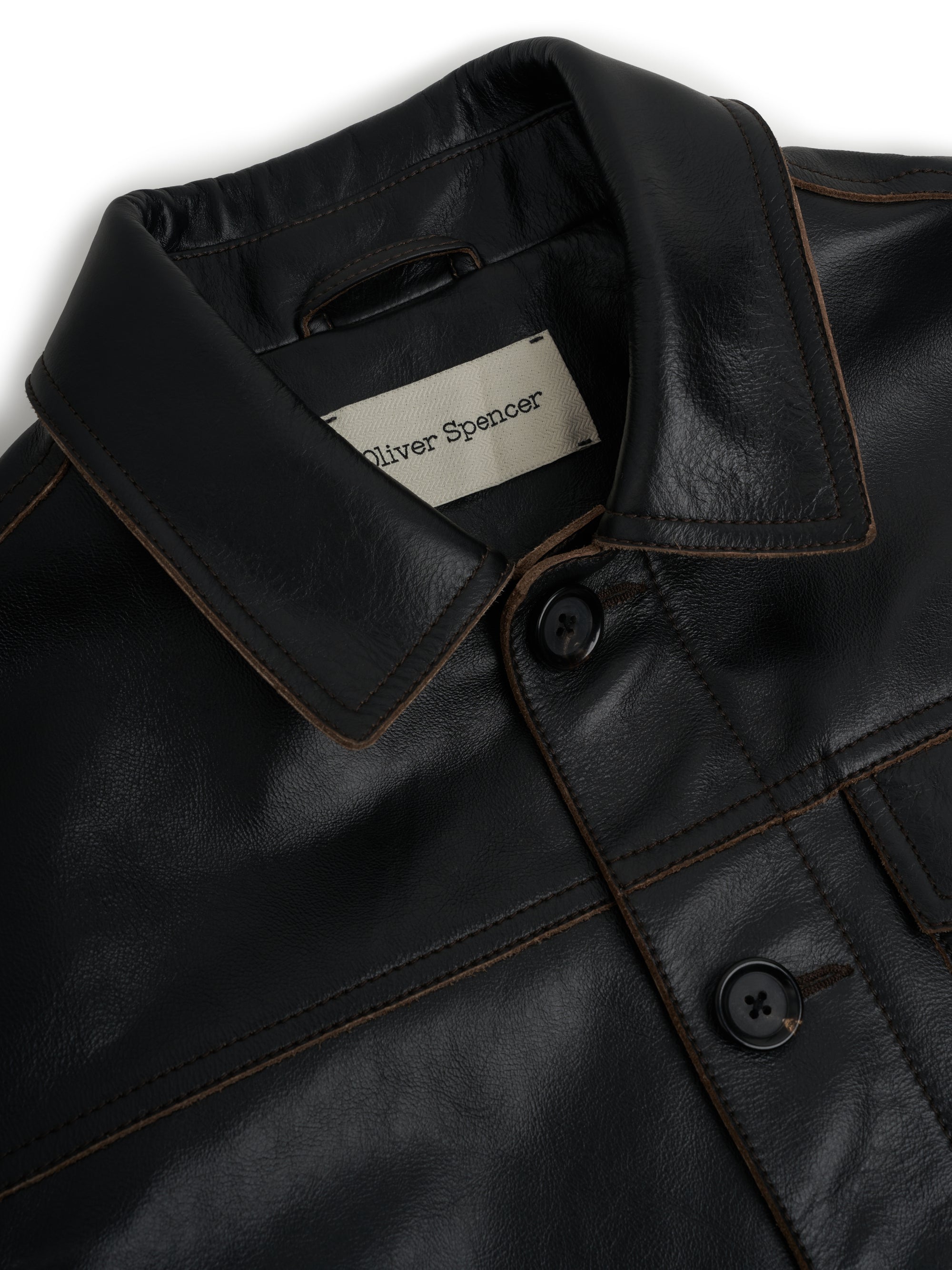 Leather Hardwick Jacket Black