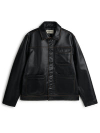 Leather Hardwick Jacket Black