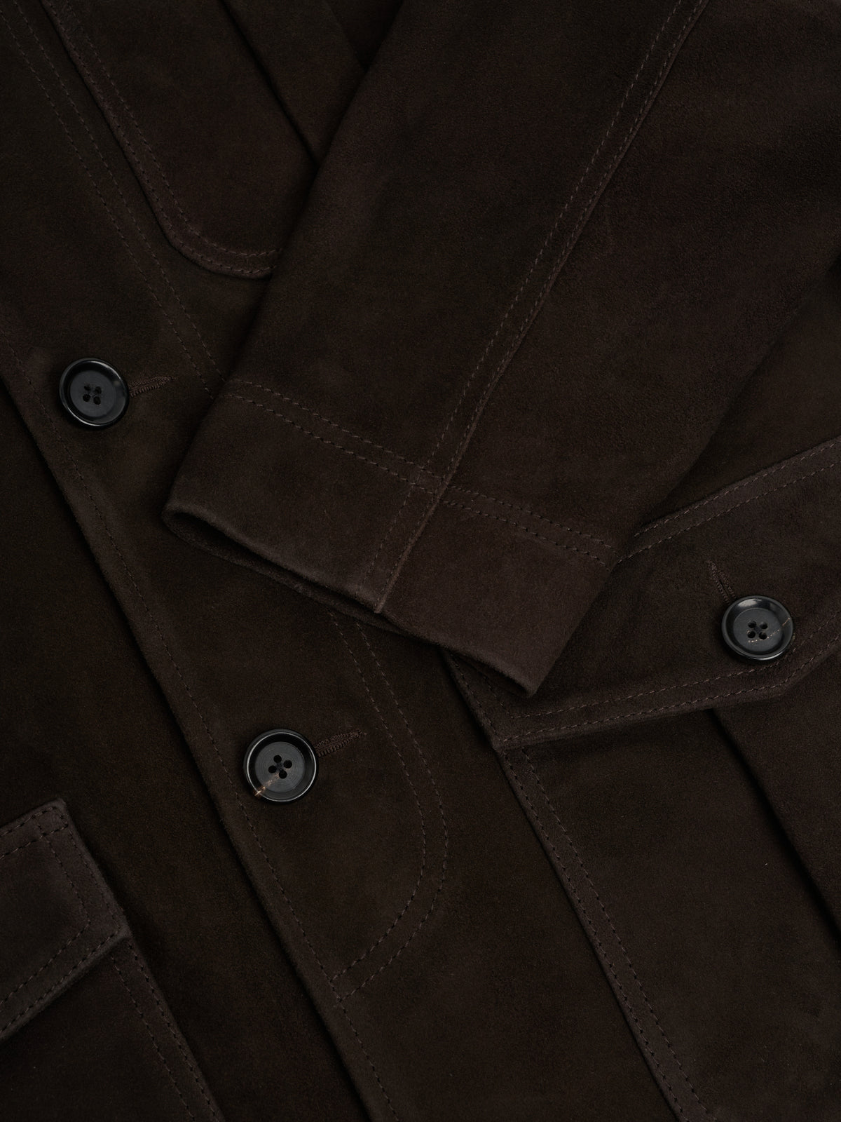 Pocket. A flap pocket with a button.
