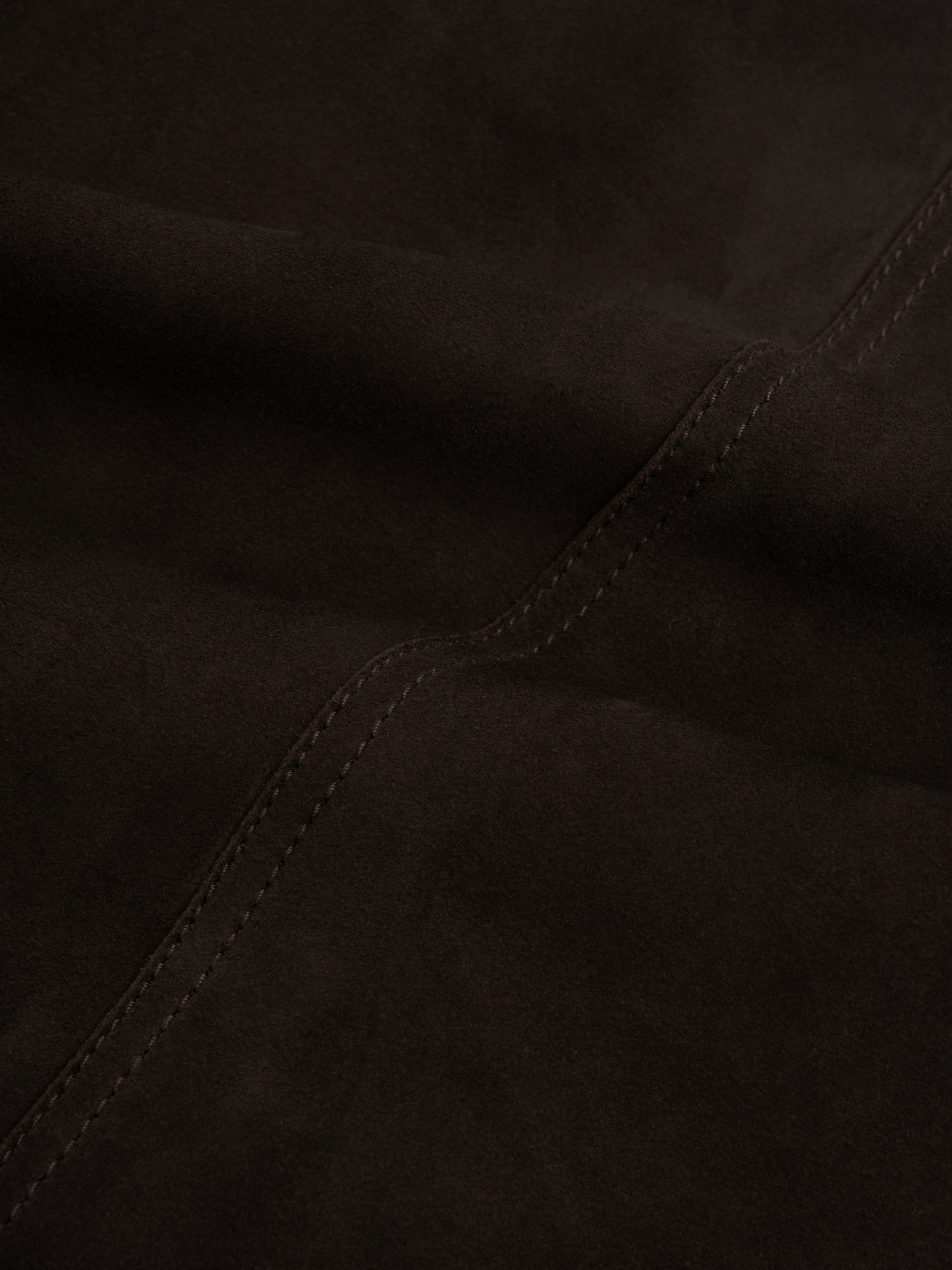 Shawcross Jacket Suede Chocolate Brown