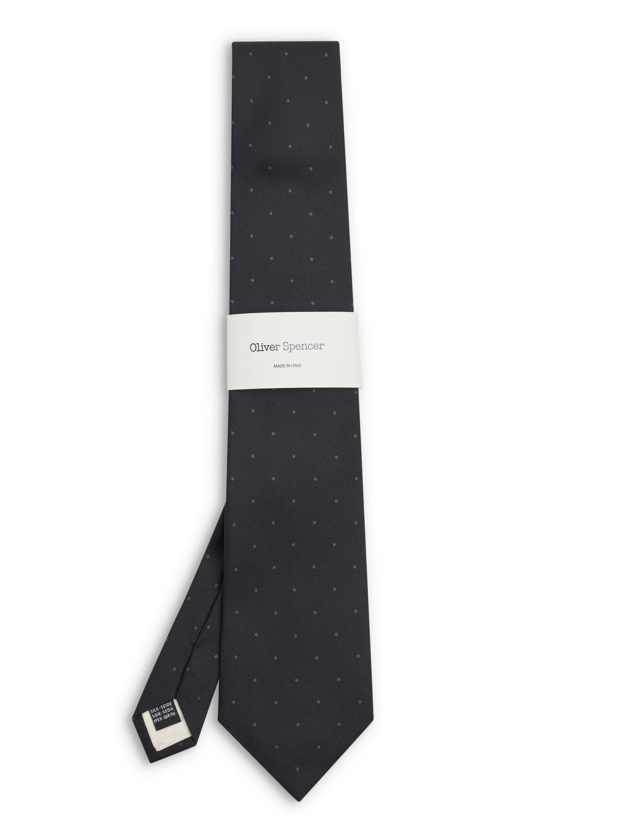 Tie Spot Charcoal