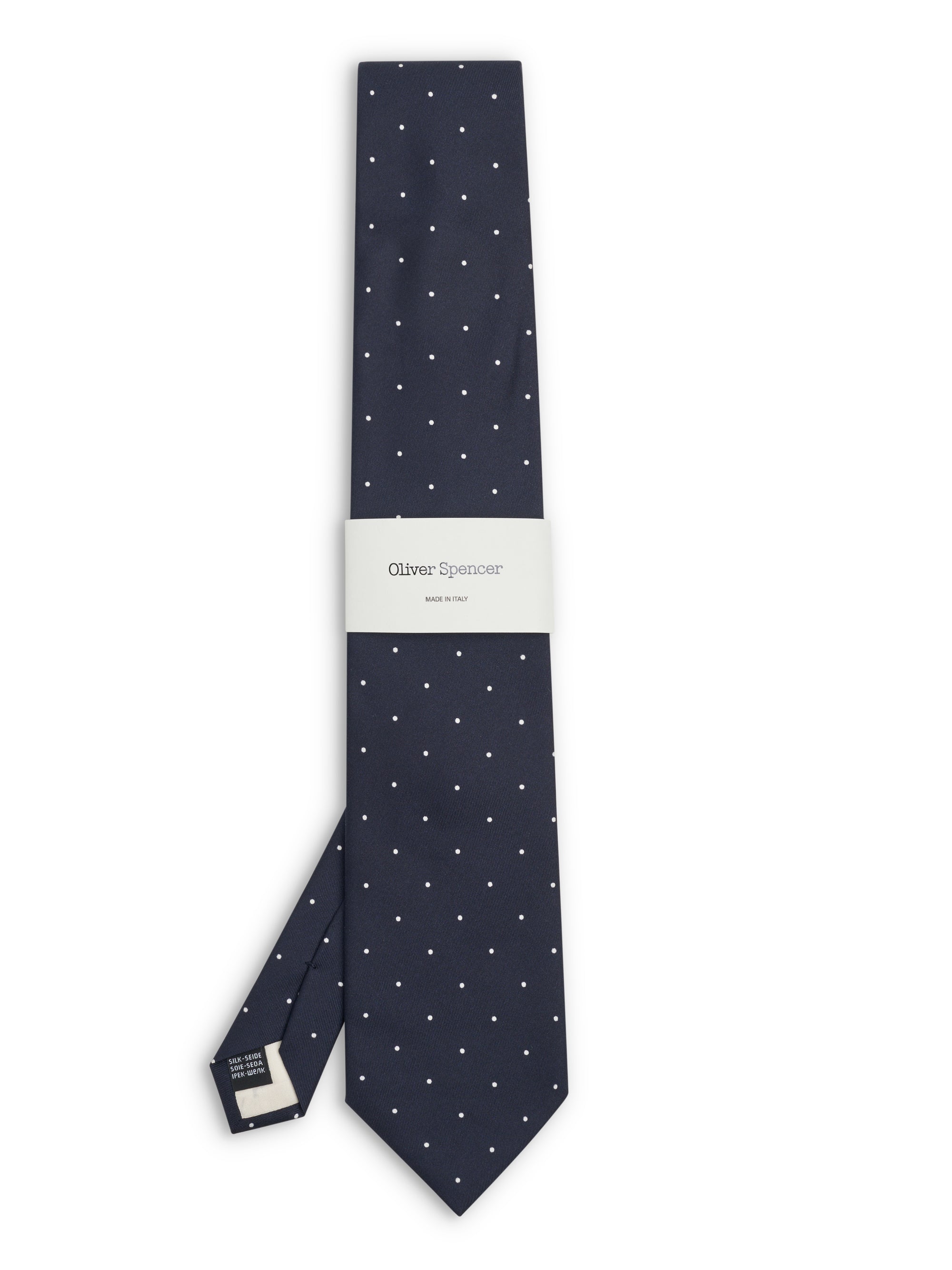 Tie Spot Navy