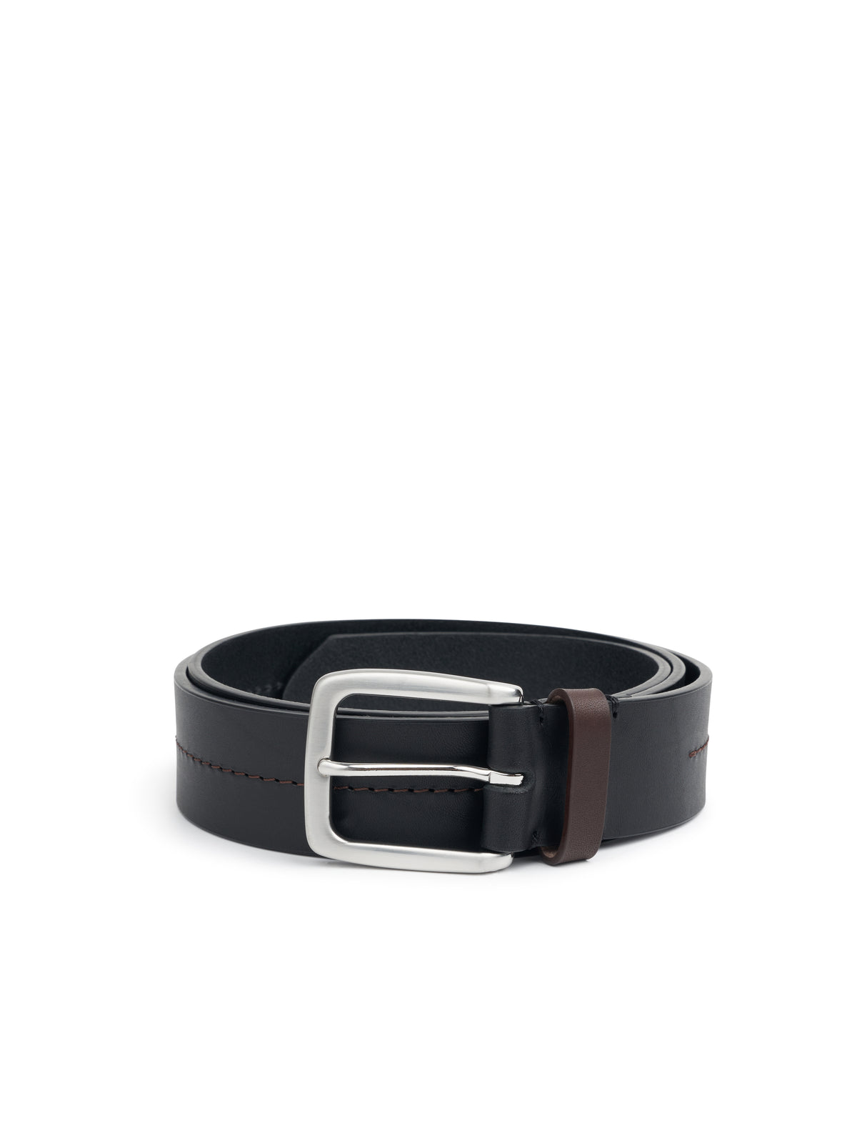 Stitch Belt Leather OSMA646-LEA01BLK STITCH BELT-M