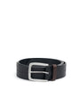 Stitch Belt Leather Black