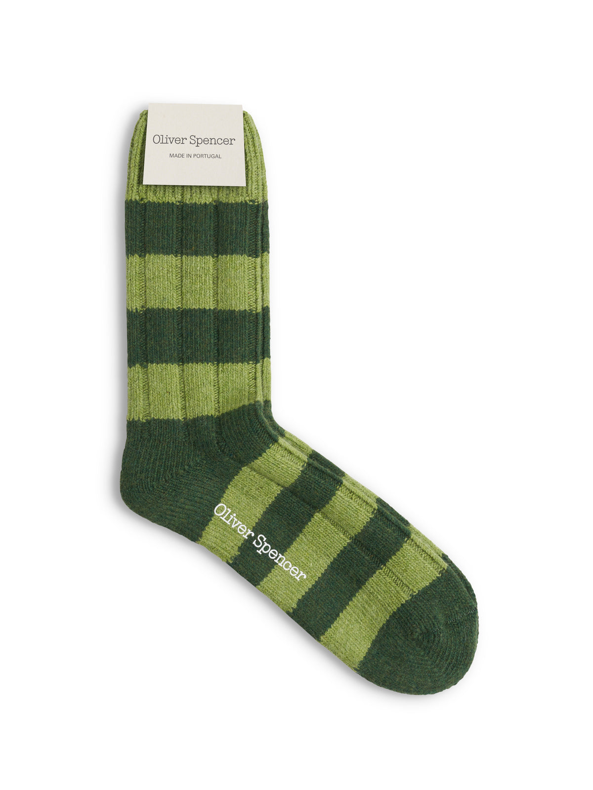Kenton Socks Glen Moss Green Pistachio