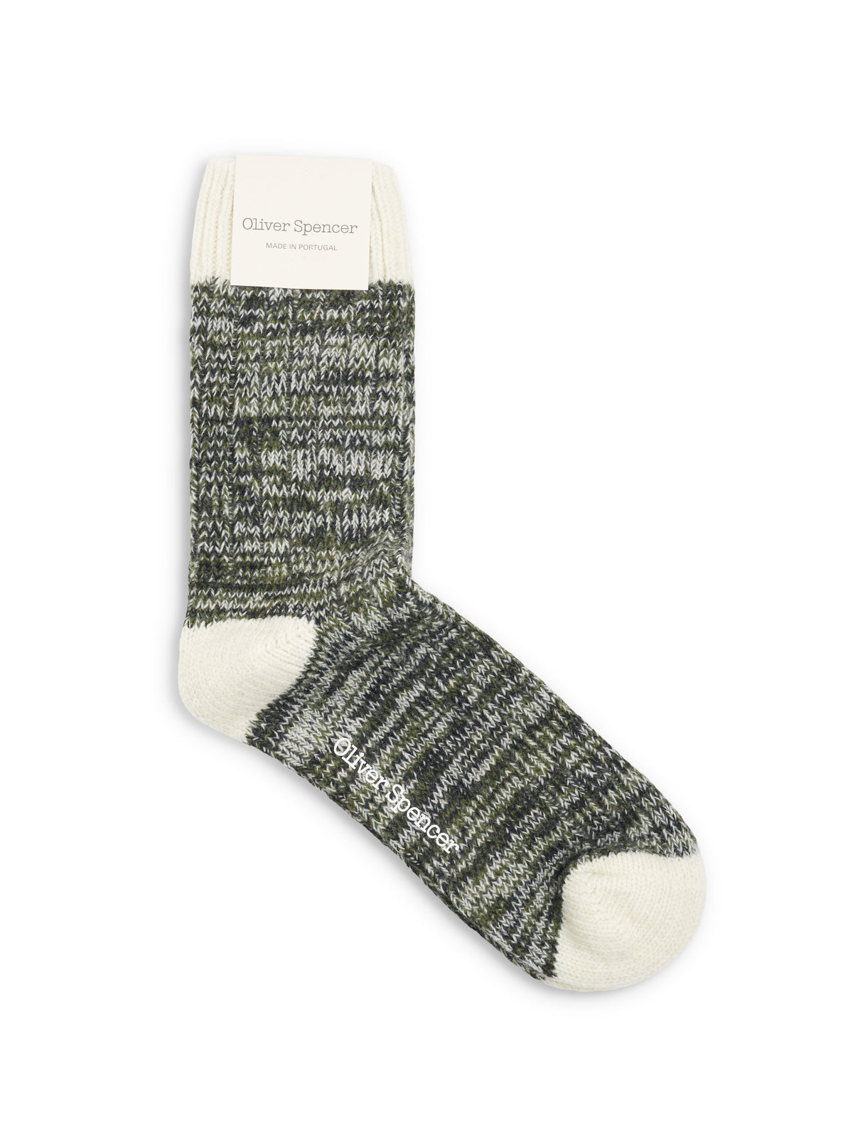 Edmund Socks Finn Moss Green Pistachio