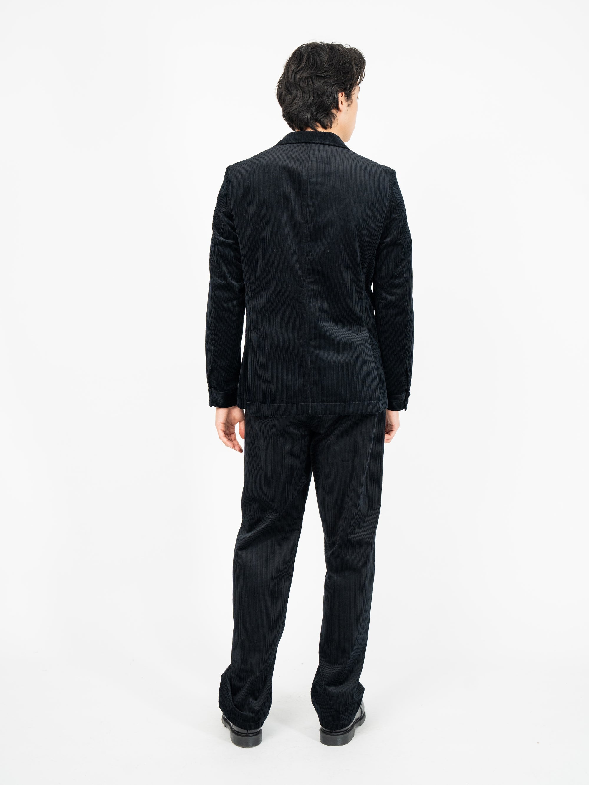 Double Breasted Jacket Hedden Cord Black