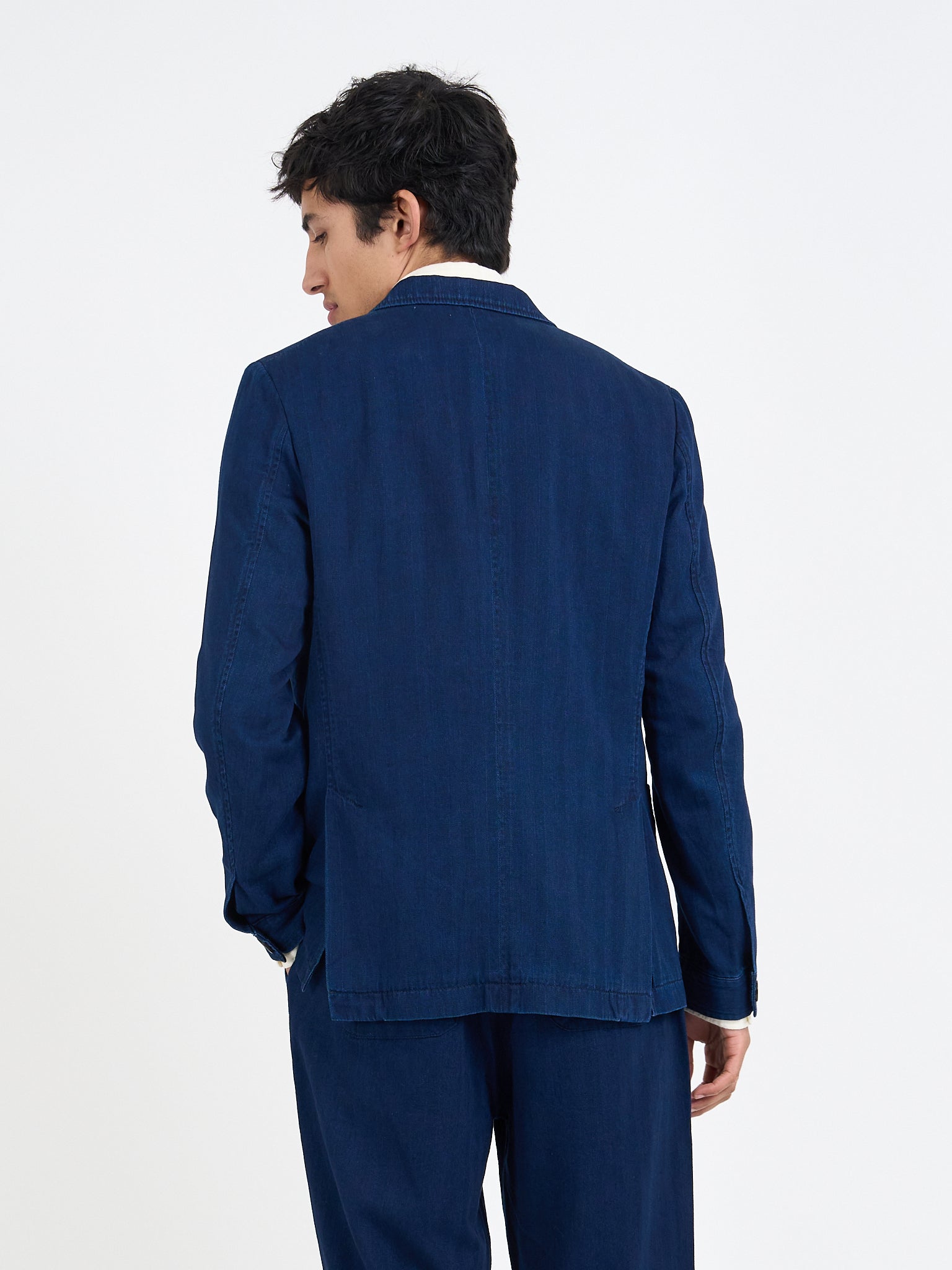 Double Breasted Jacket Faye Indigo Blue