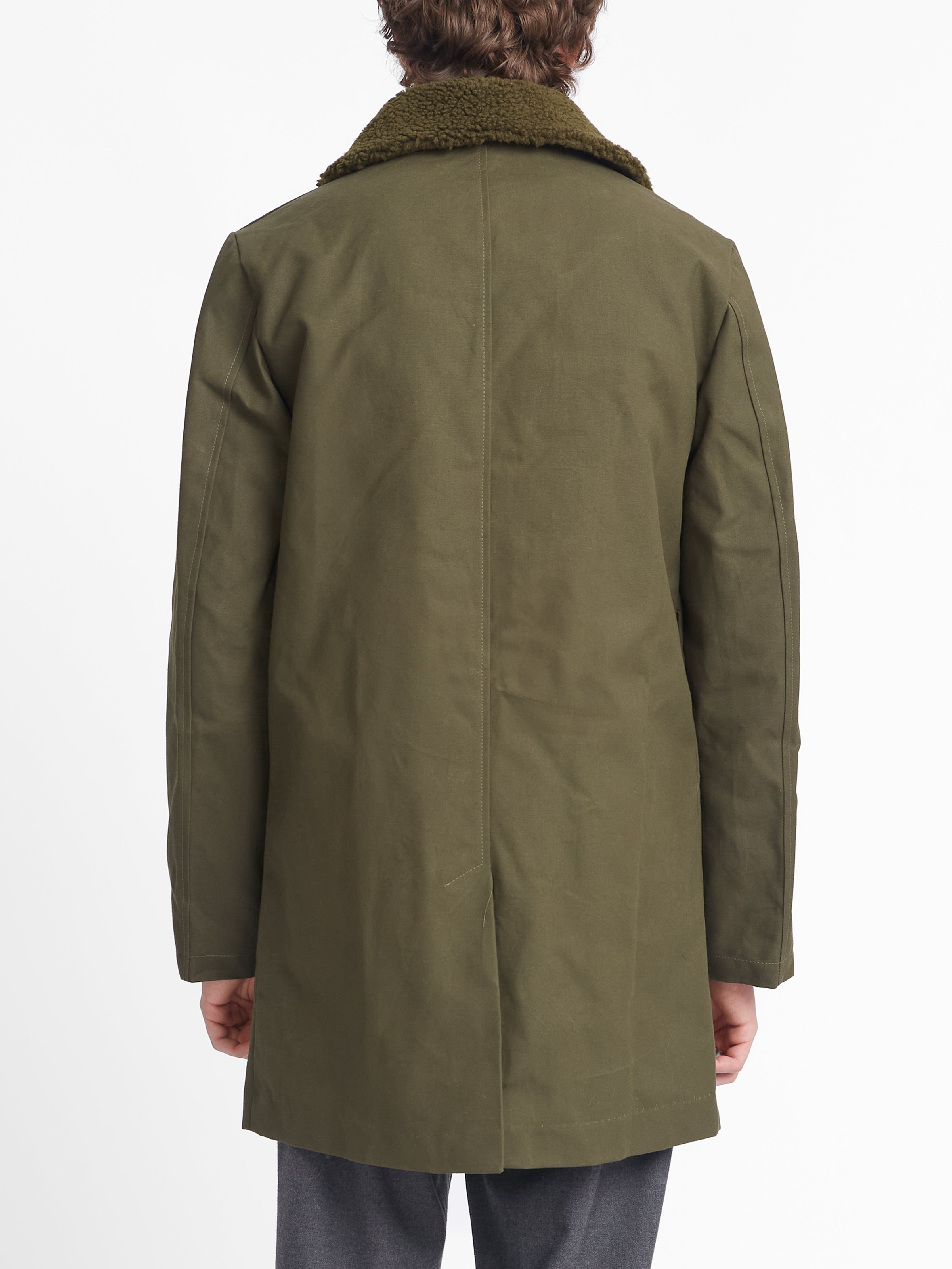 Green canvas clearance coat