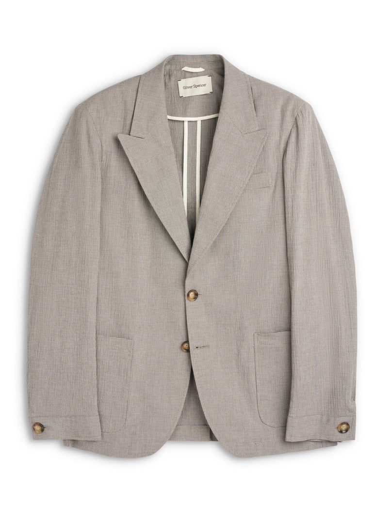 Finsbury Jacket Jensen Brown/White