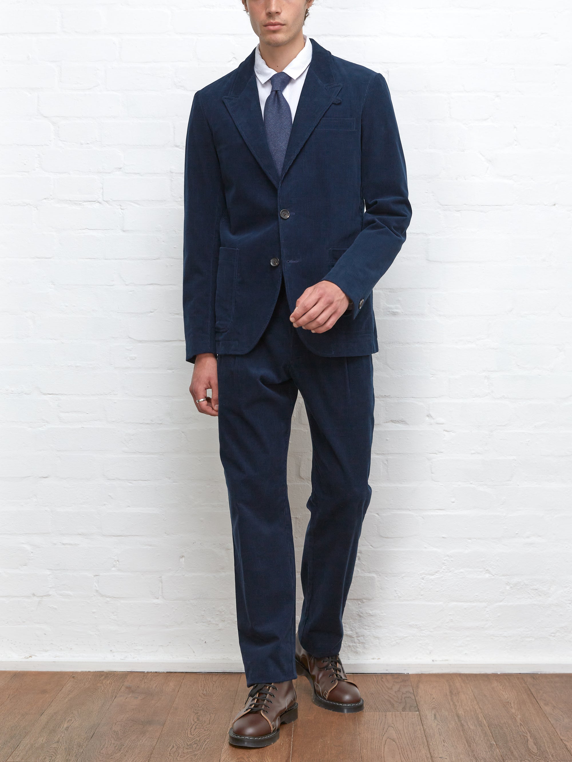 Mansfield Jacket Whitton Cord Navy