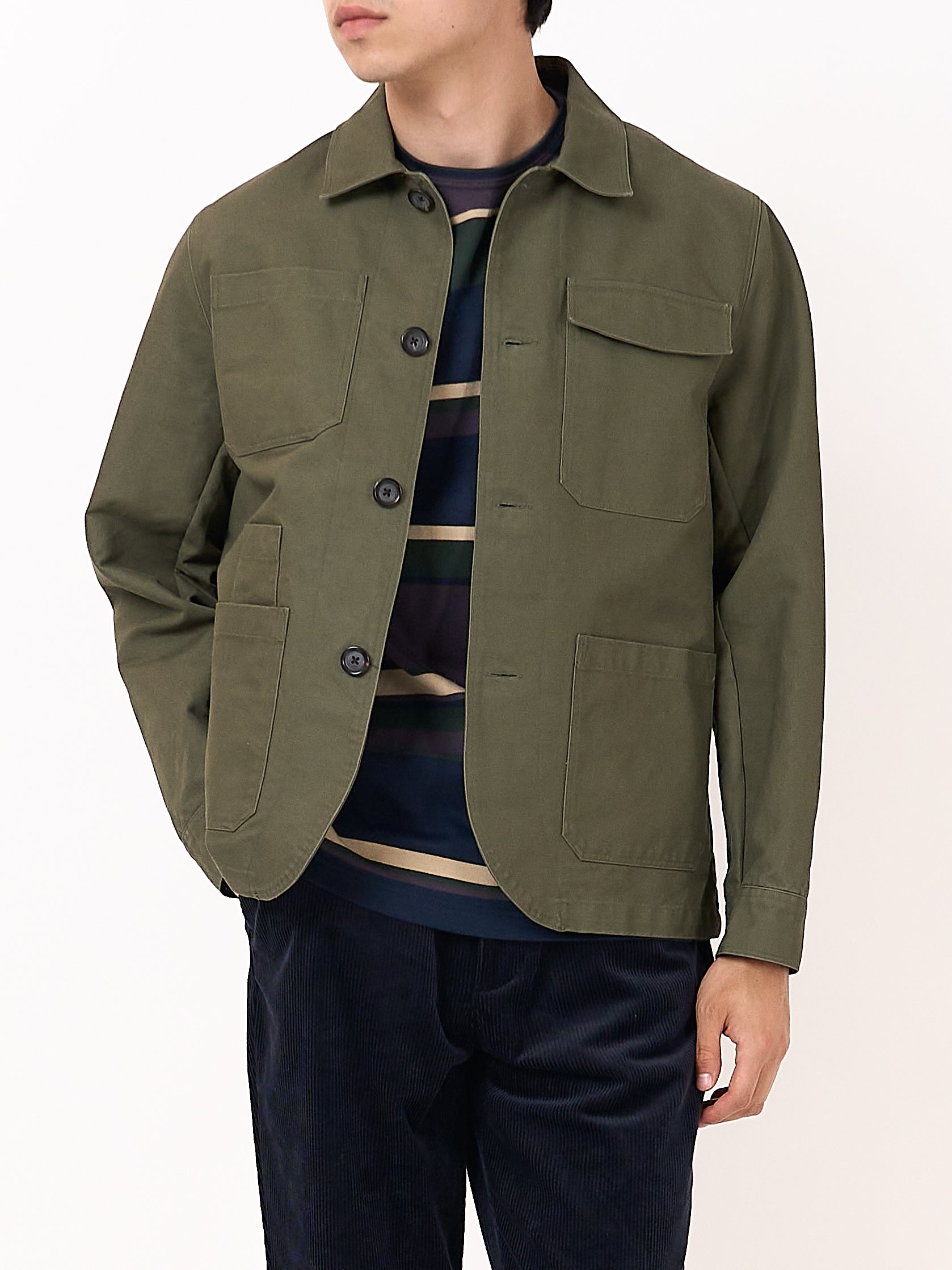 Hythe Jacket Braithwaite Green – Oliver Spencer 