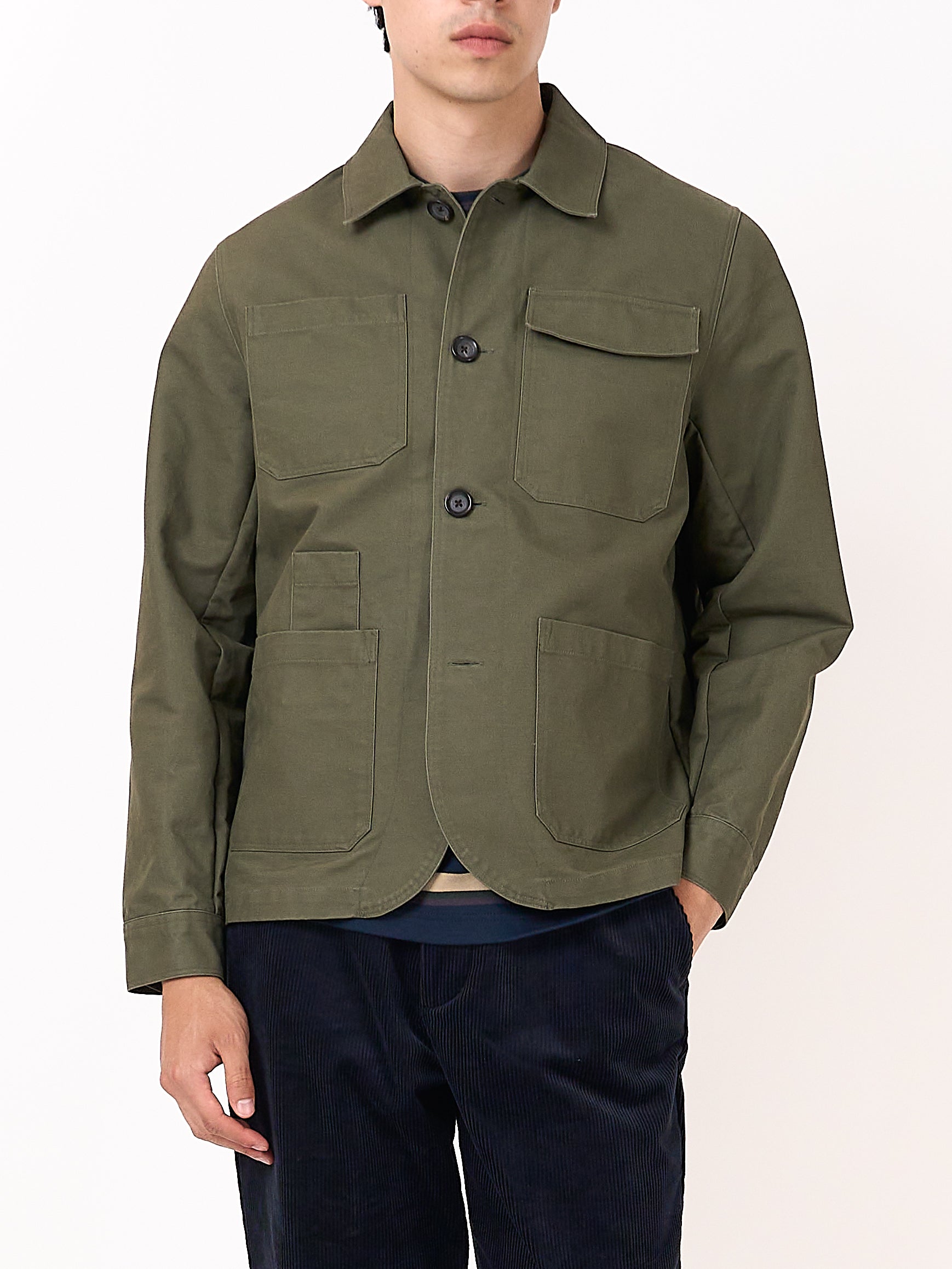 Hythe Jacket Braithwaite Green – Oliver Spencer 