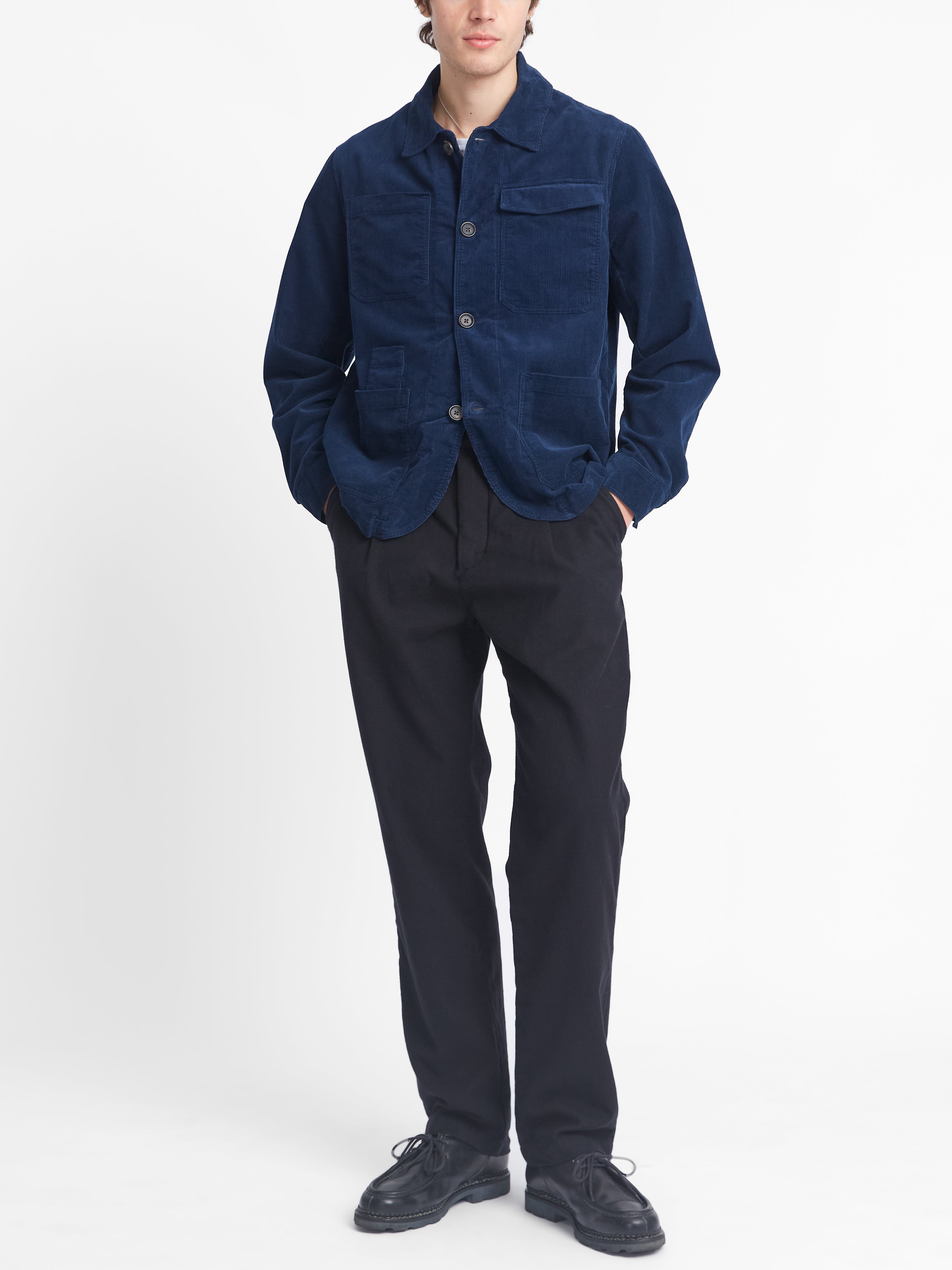 Hythe Jacket Whitton Cord Navy – Oliver Spencer