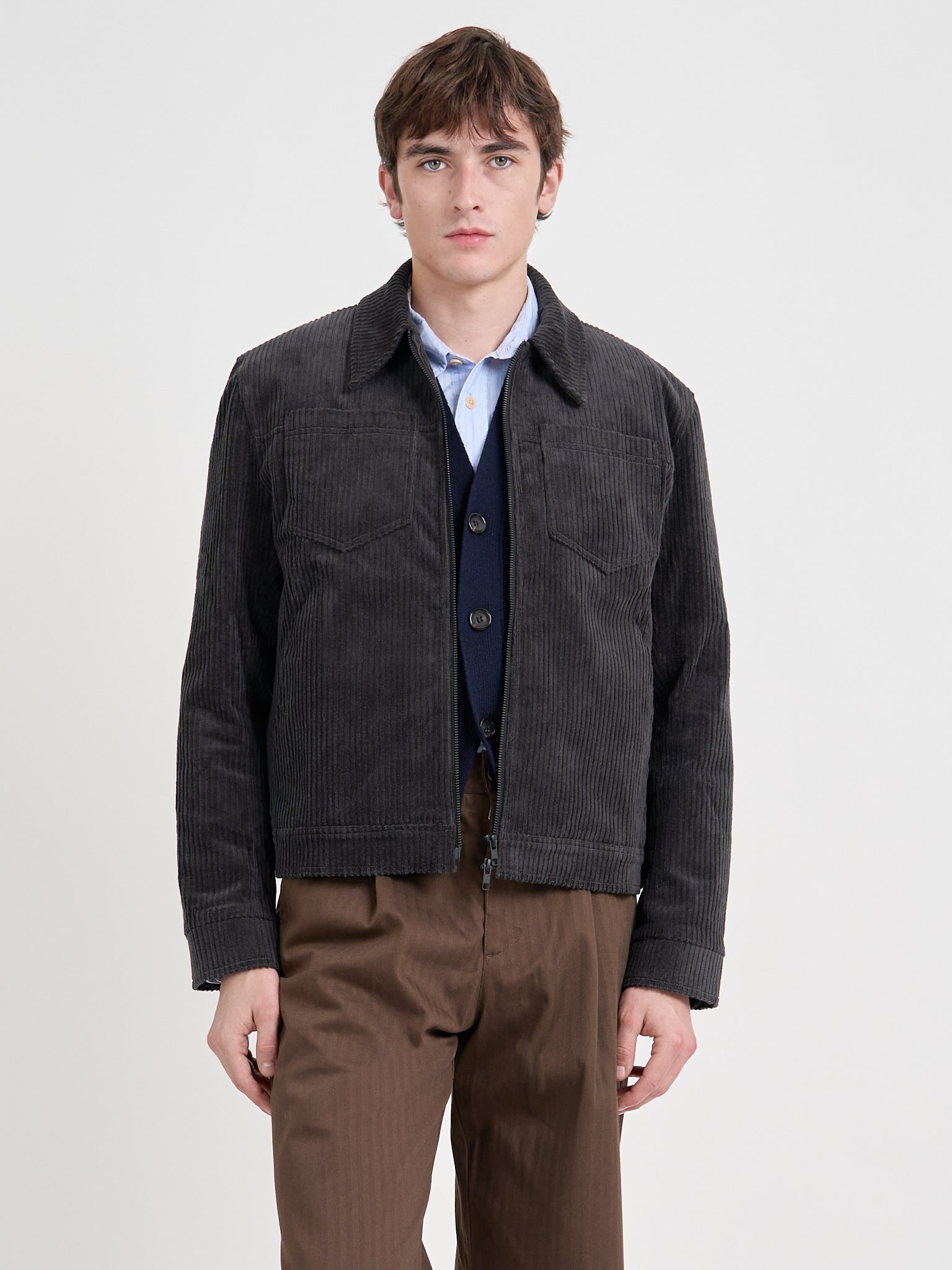 Norton Jacket Deakin Cord Grey