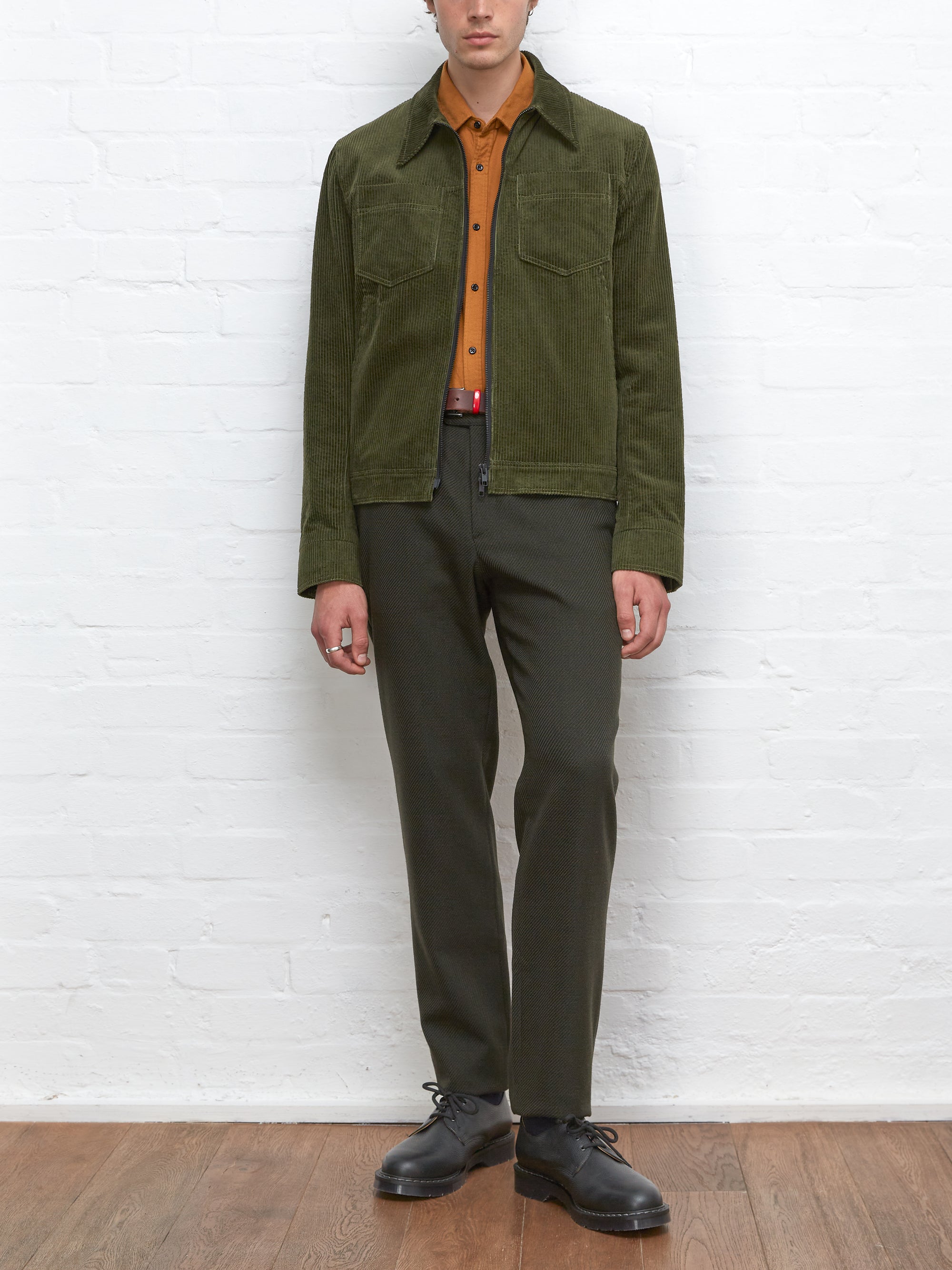 Norton Jacket Hudson Cord Green