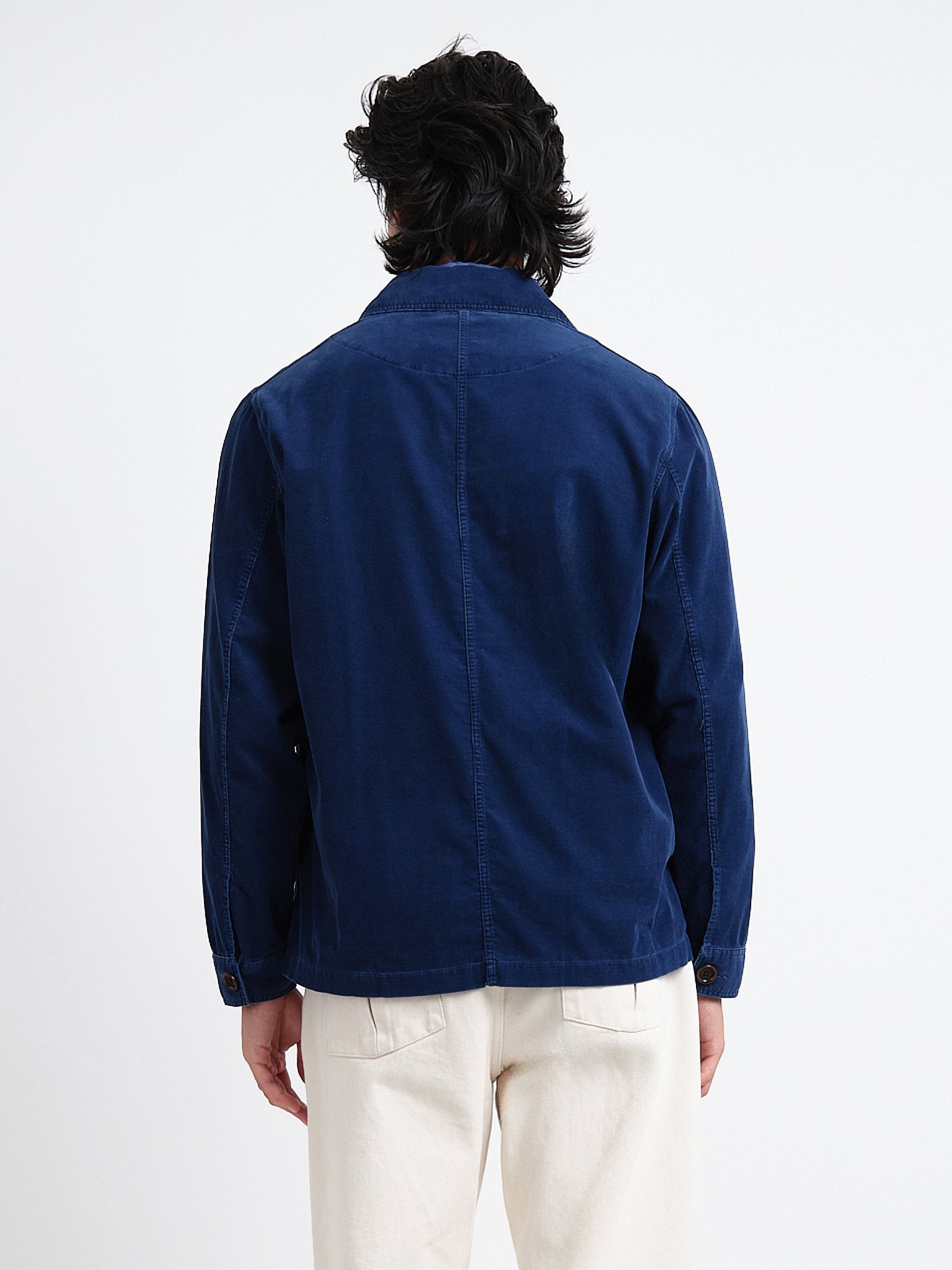 Bradwell Jacket Newson Cord Indigo Blue Rinse