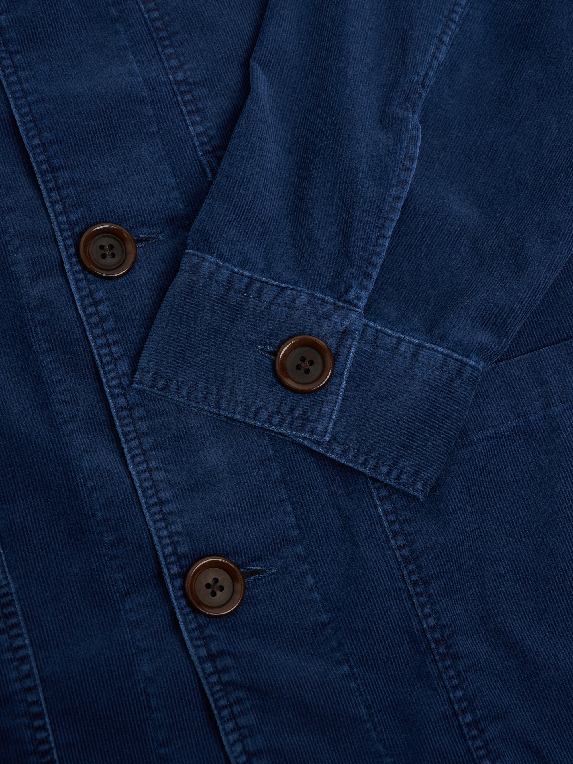 Bradwell Jacket Newson Cord Indigo Blue Rinse