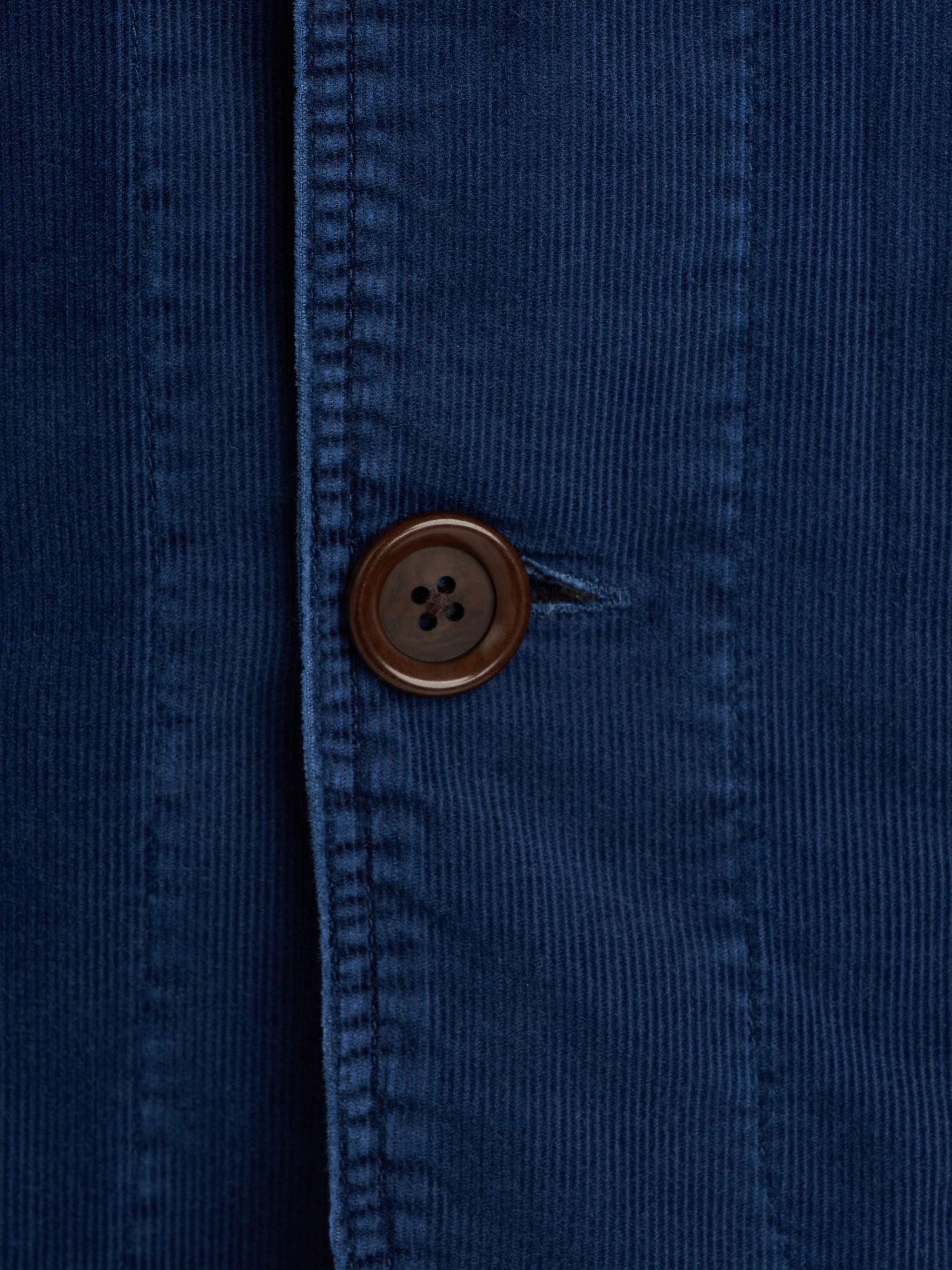 Bradwell Jacket Newson Cord Indigo Blue Rinse