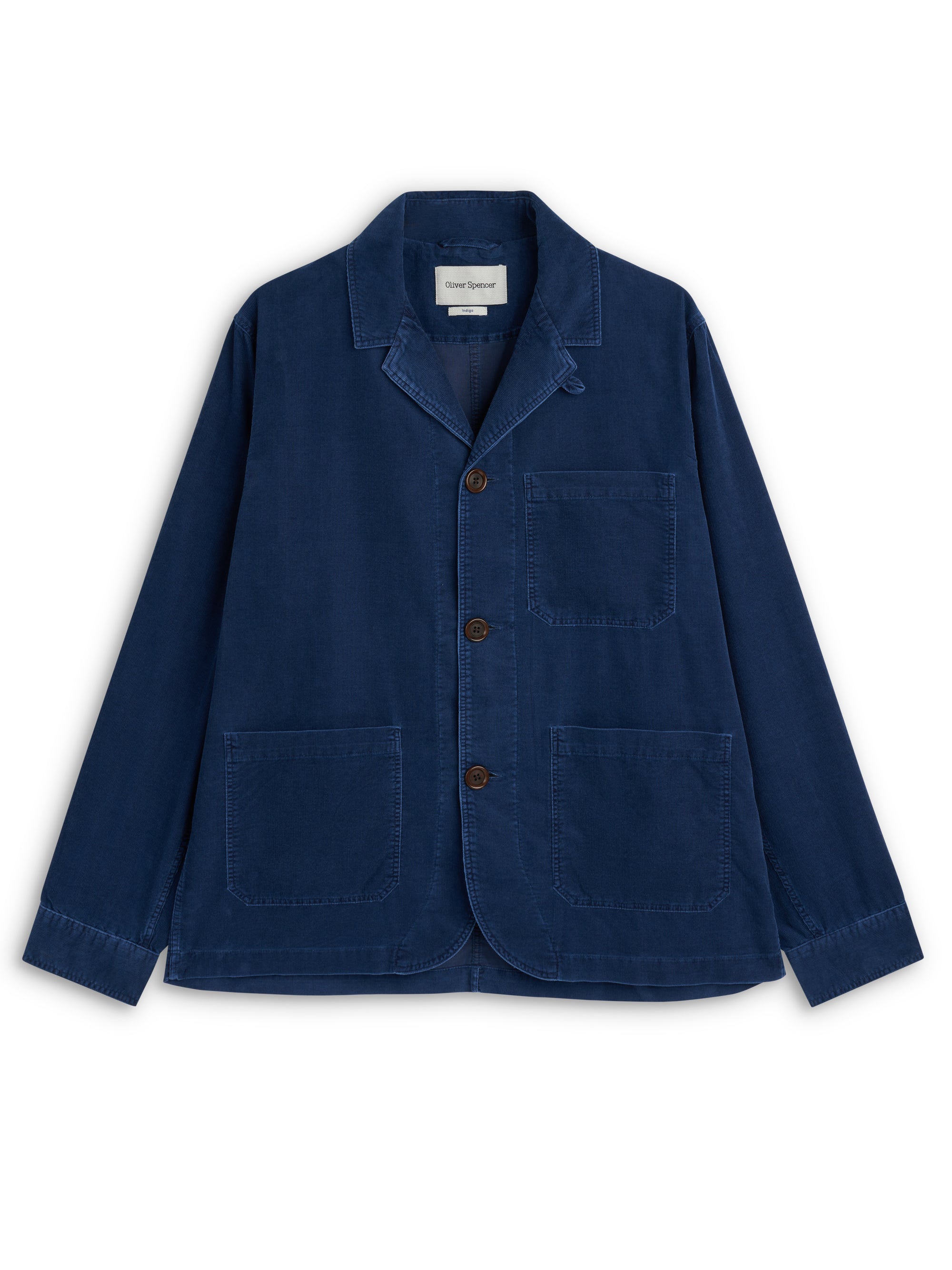 Bradwell Jacket Newson Cord Indigo Blue Rinse