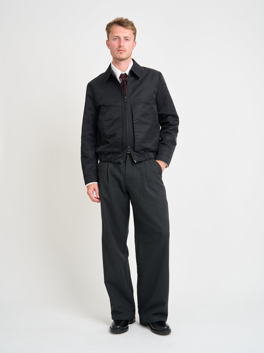 Arlington Bomber Jacket Foster Black