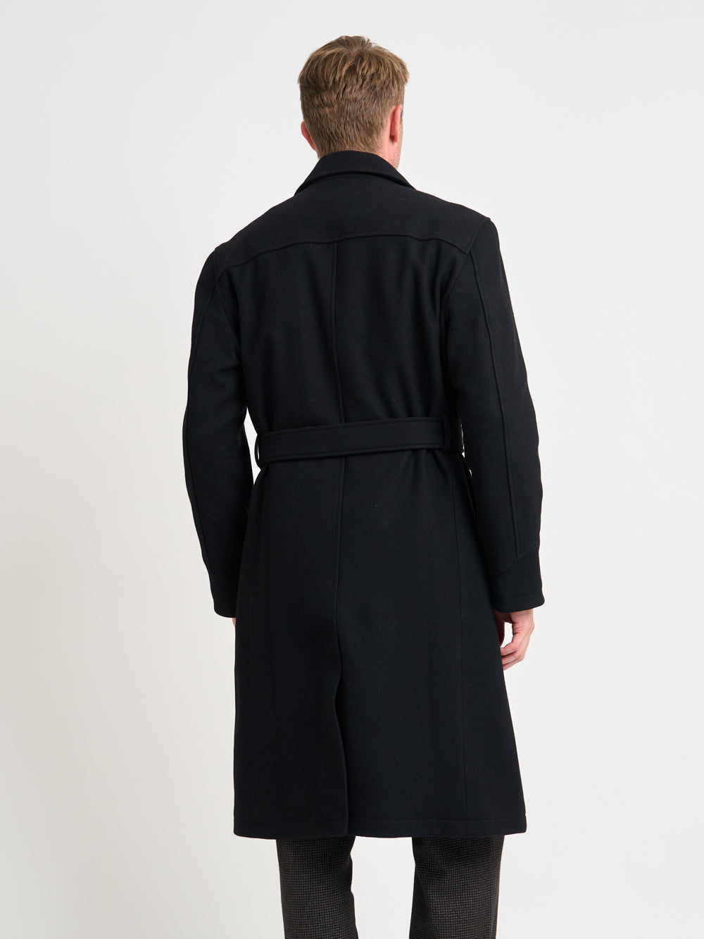 Big Coat Mosedale Black with Brass Buttons