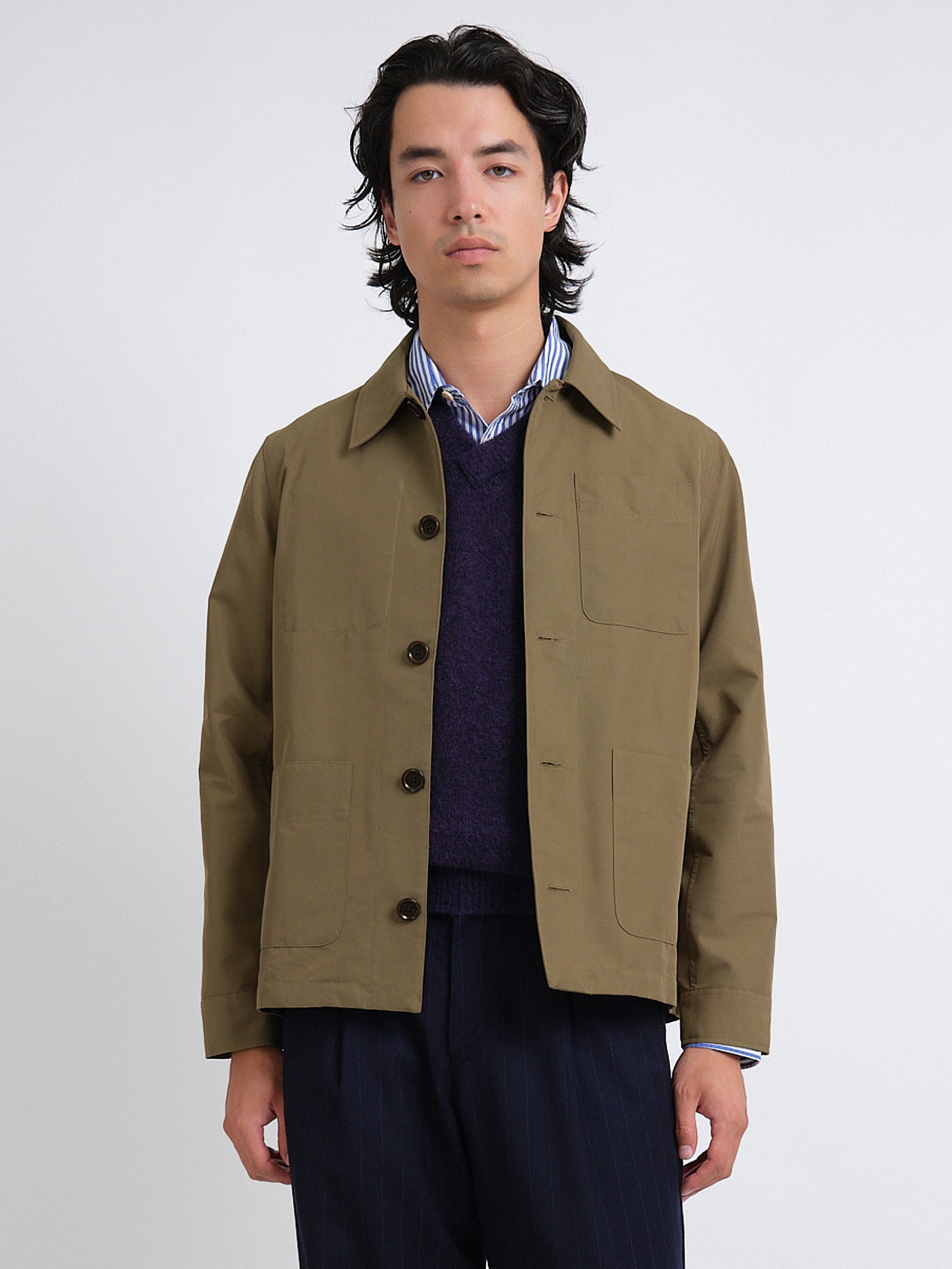 Kennard Jacket Marling Khaki