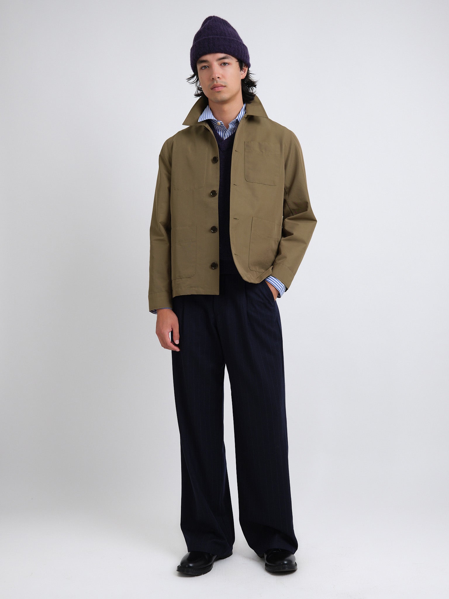 Kennard Jacket Marling Khaki