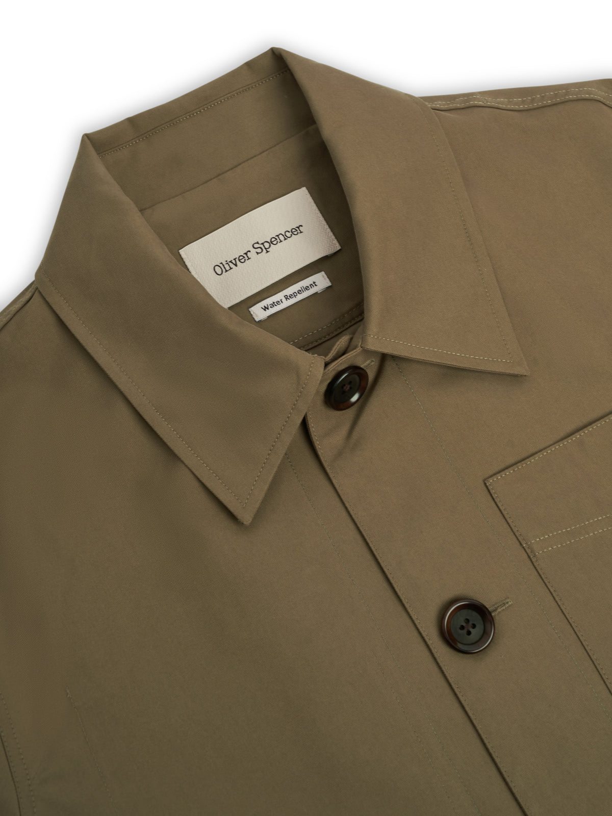 Collar. A collar with a label and two buttons.