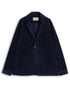 Camberwell Jacket Ivers Cord Navy, laid flat, front view