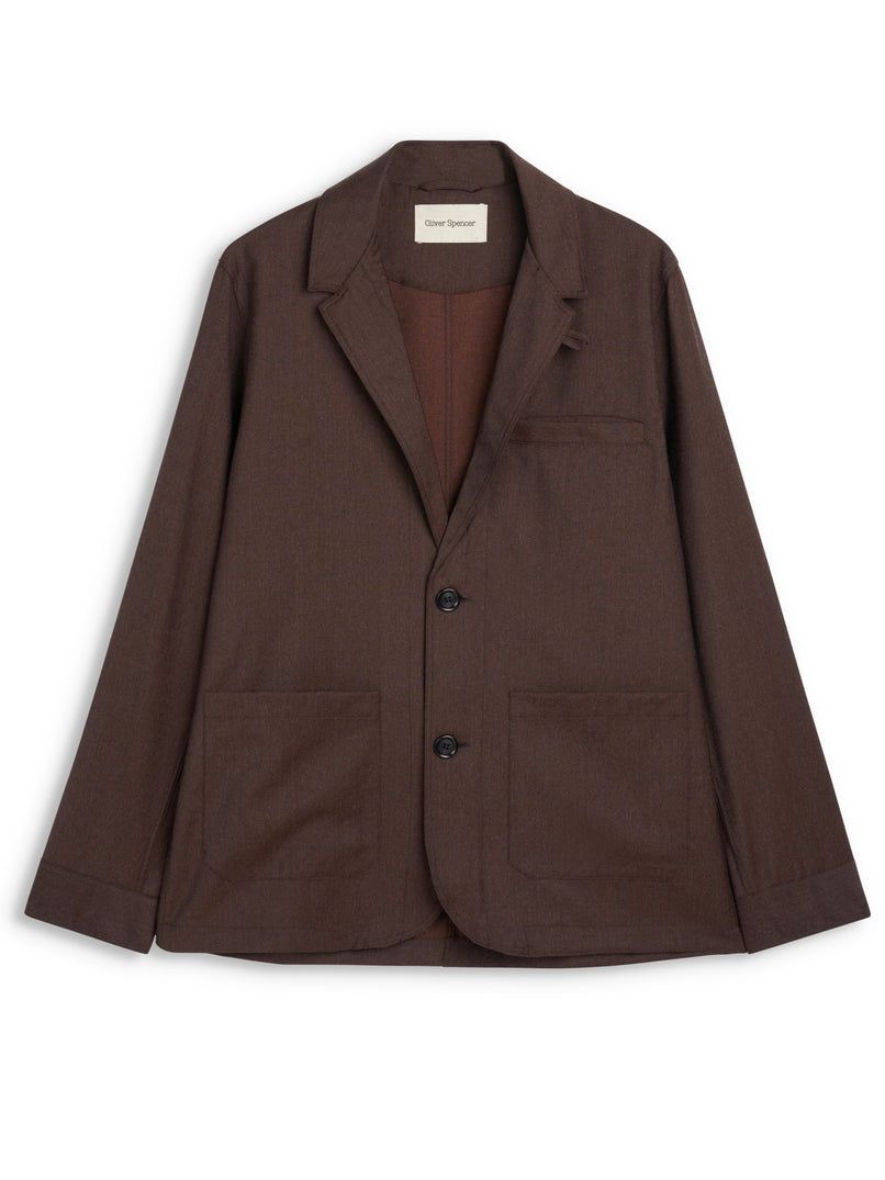Camberwell Jacket Jara Flannel Chestnut Brown