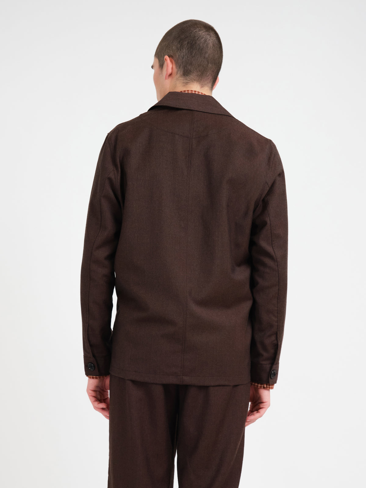 Camberwell Jacket Jara Flannel Chestnut Brown