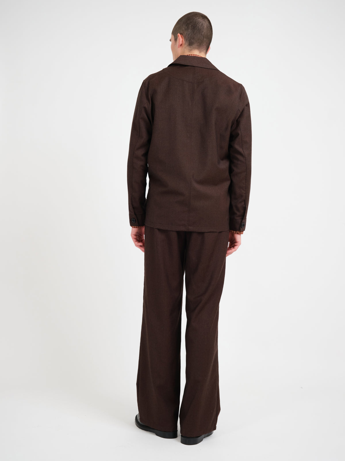Camberwell Jacket Jara Flannel Chestnut Brown