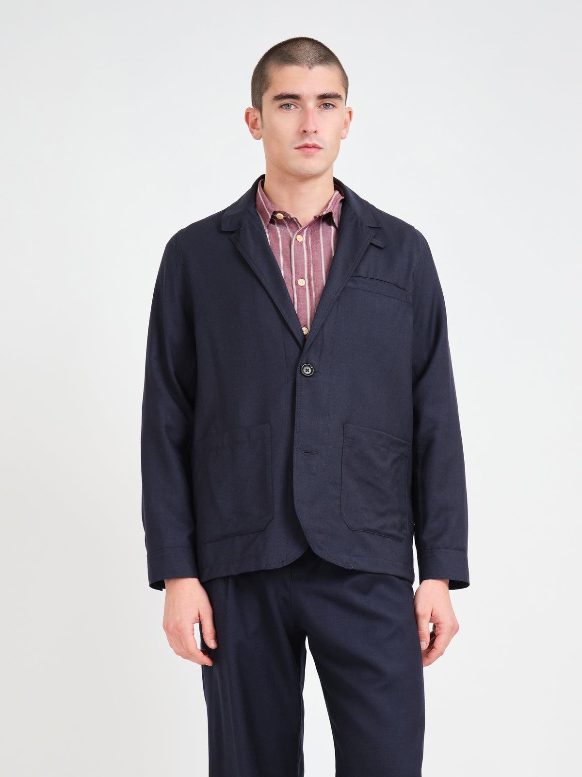 Camberwell Jacket Jara Flannel Navy