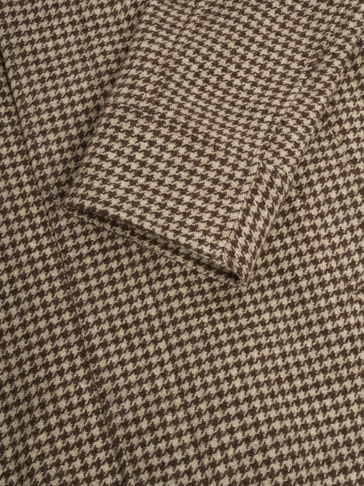 Lothian Overcoat Corday Houndstooth Sand