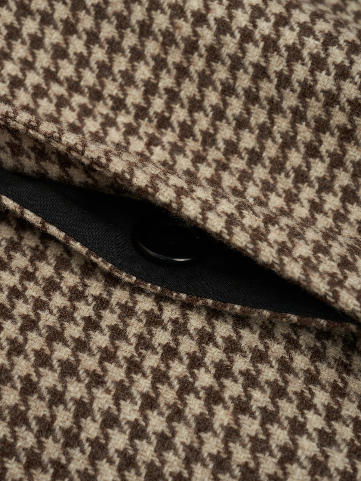 Lothian Overcoat Corday Houndstooth Sand