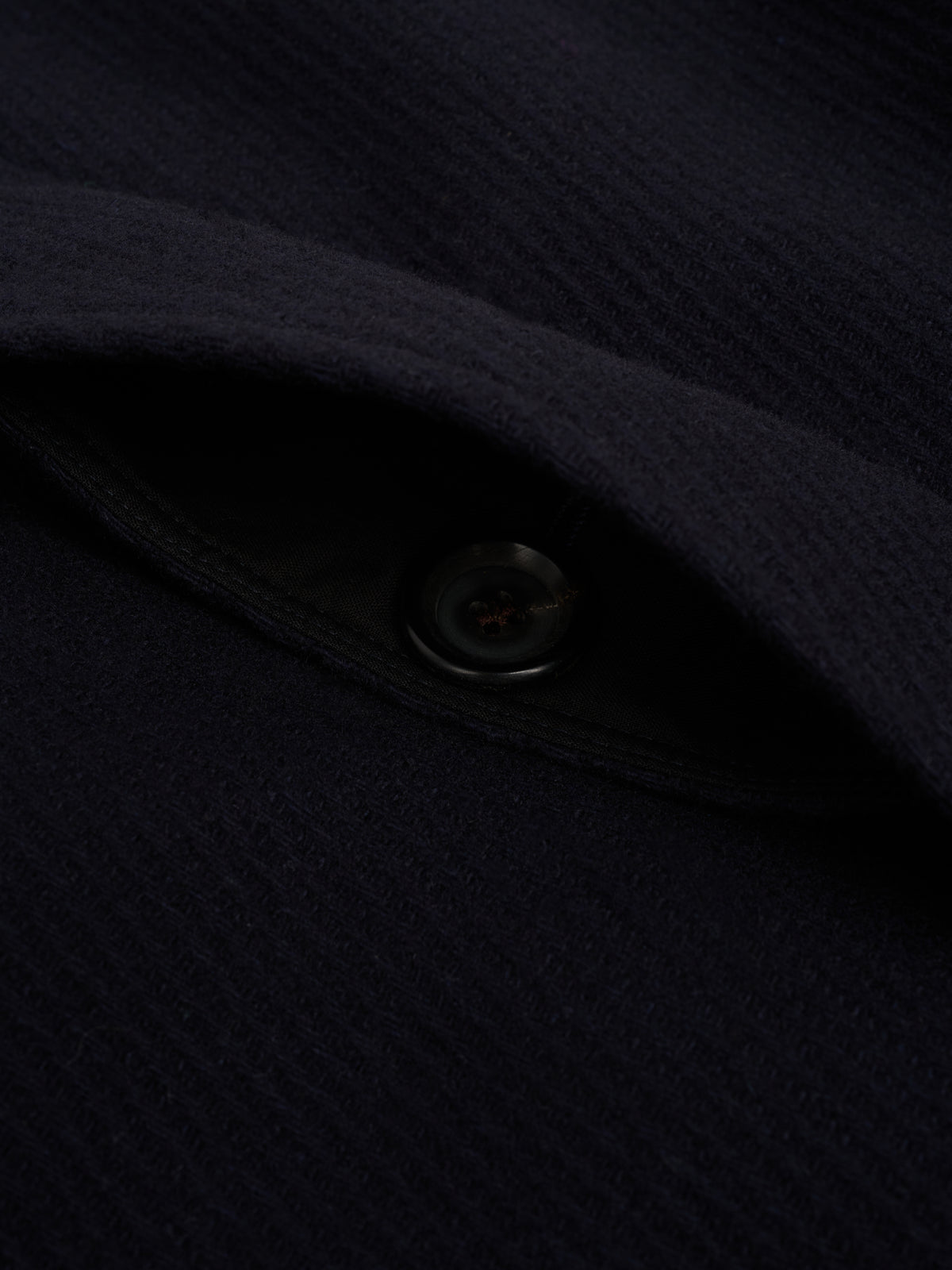 Lothian Overcoat Doughton Twill Navy