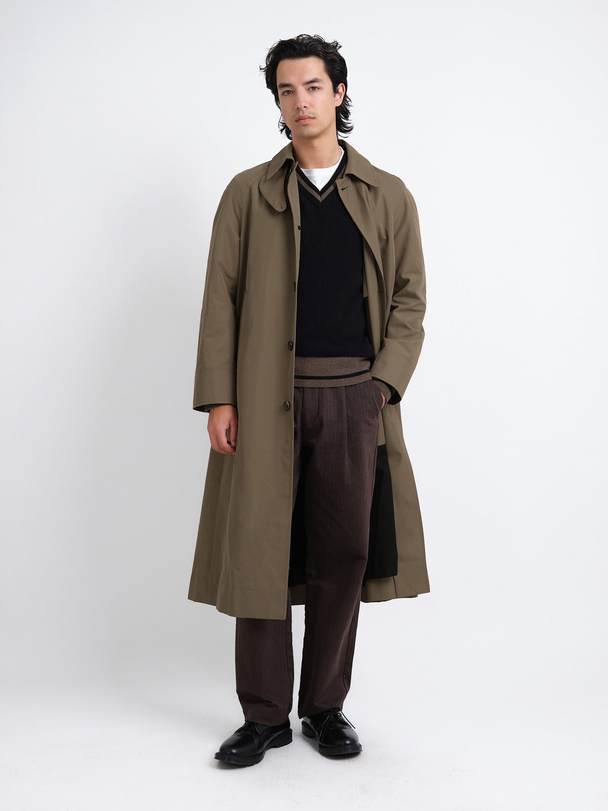 Lothian Coat Marling Khaki