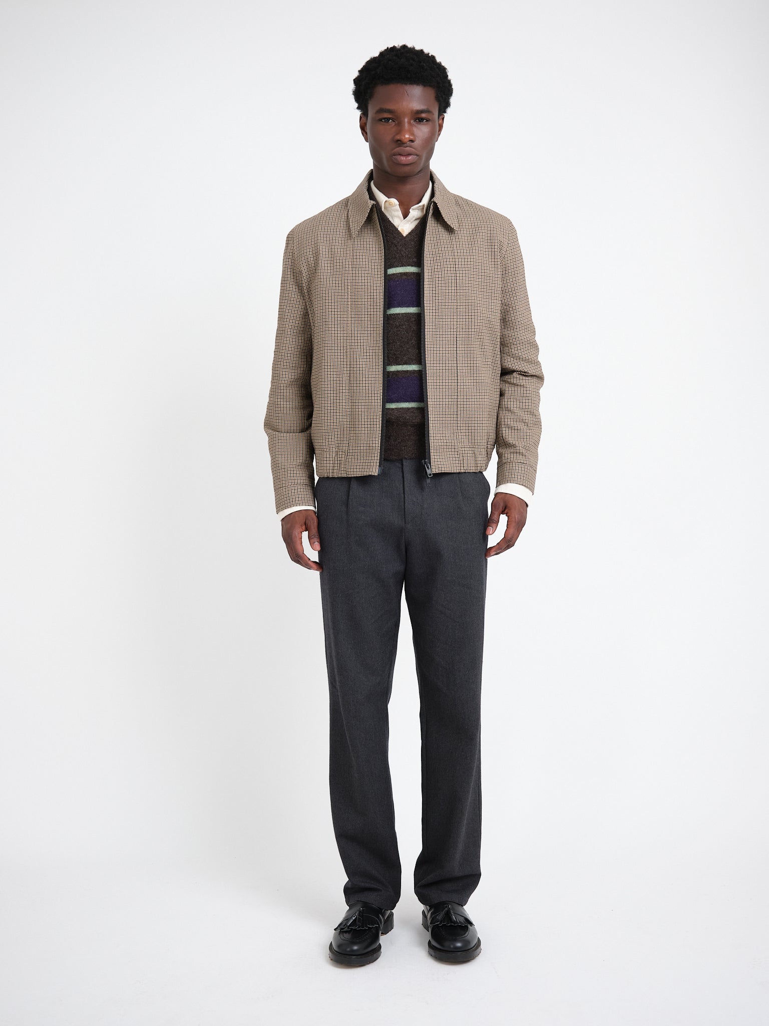Renbourne Bomber Jacket Fink Beige