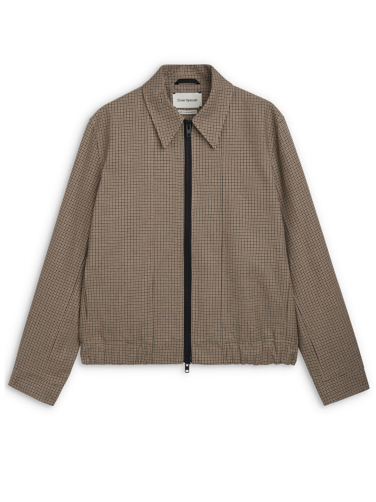 Renbourne Bomber Jacket Fink Beige, front view